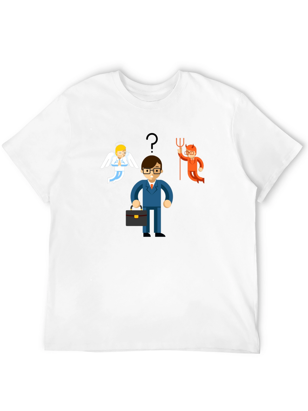 Angel vs Devil Choice T-Shirt