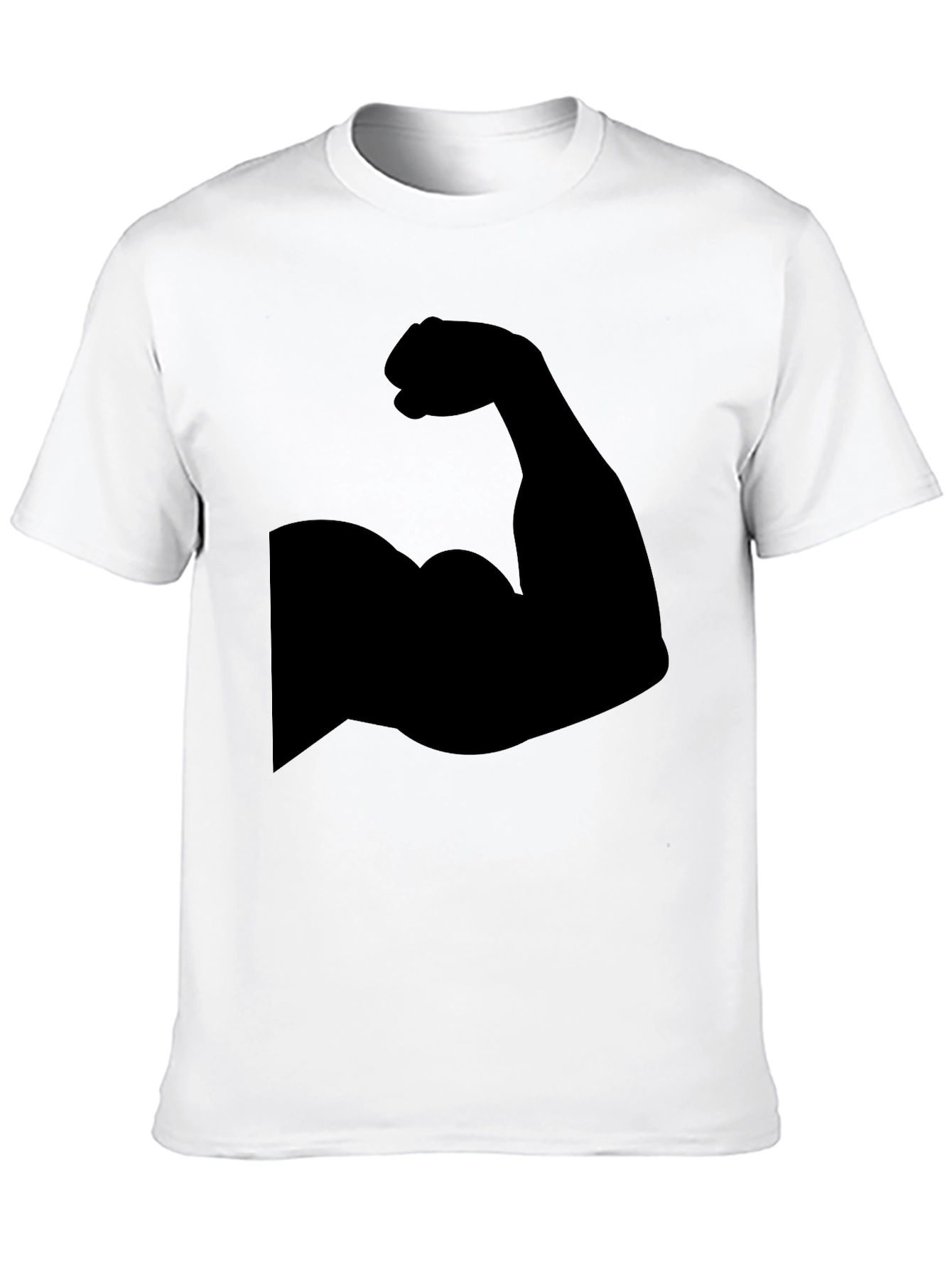 Muscle Graphic Black T-Shirt