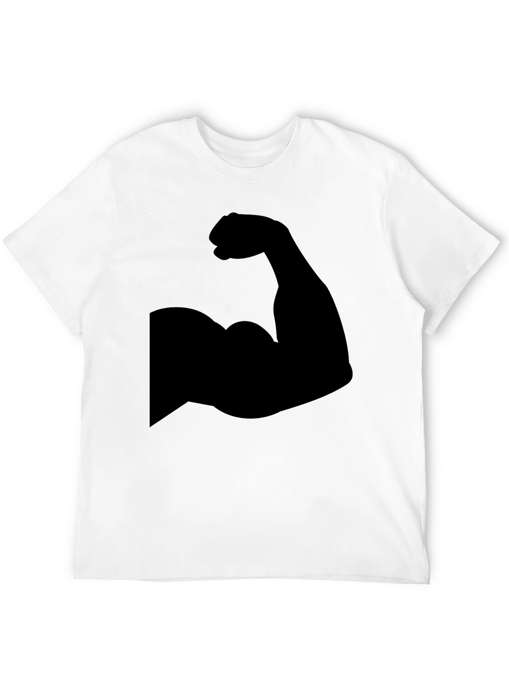 Muscle Graphic Black T-Shirt