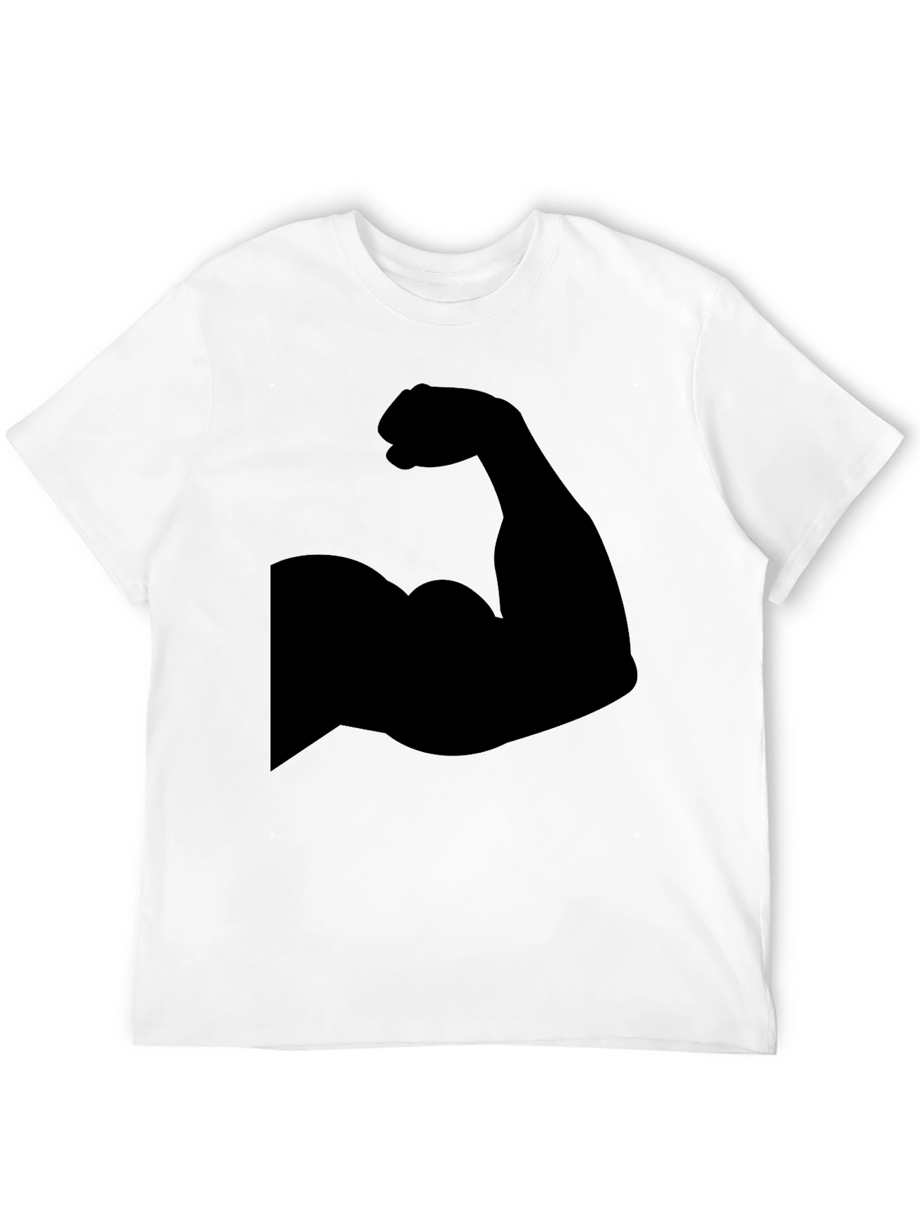 Muscle Graphic Black T-Shirt