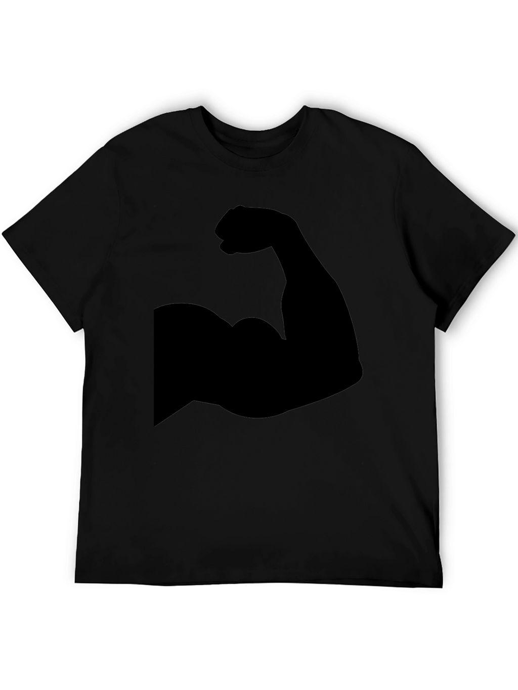 Muscle Graphic Black T-Shirt
