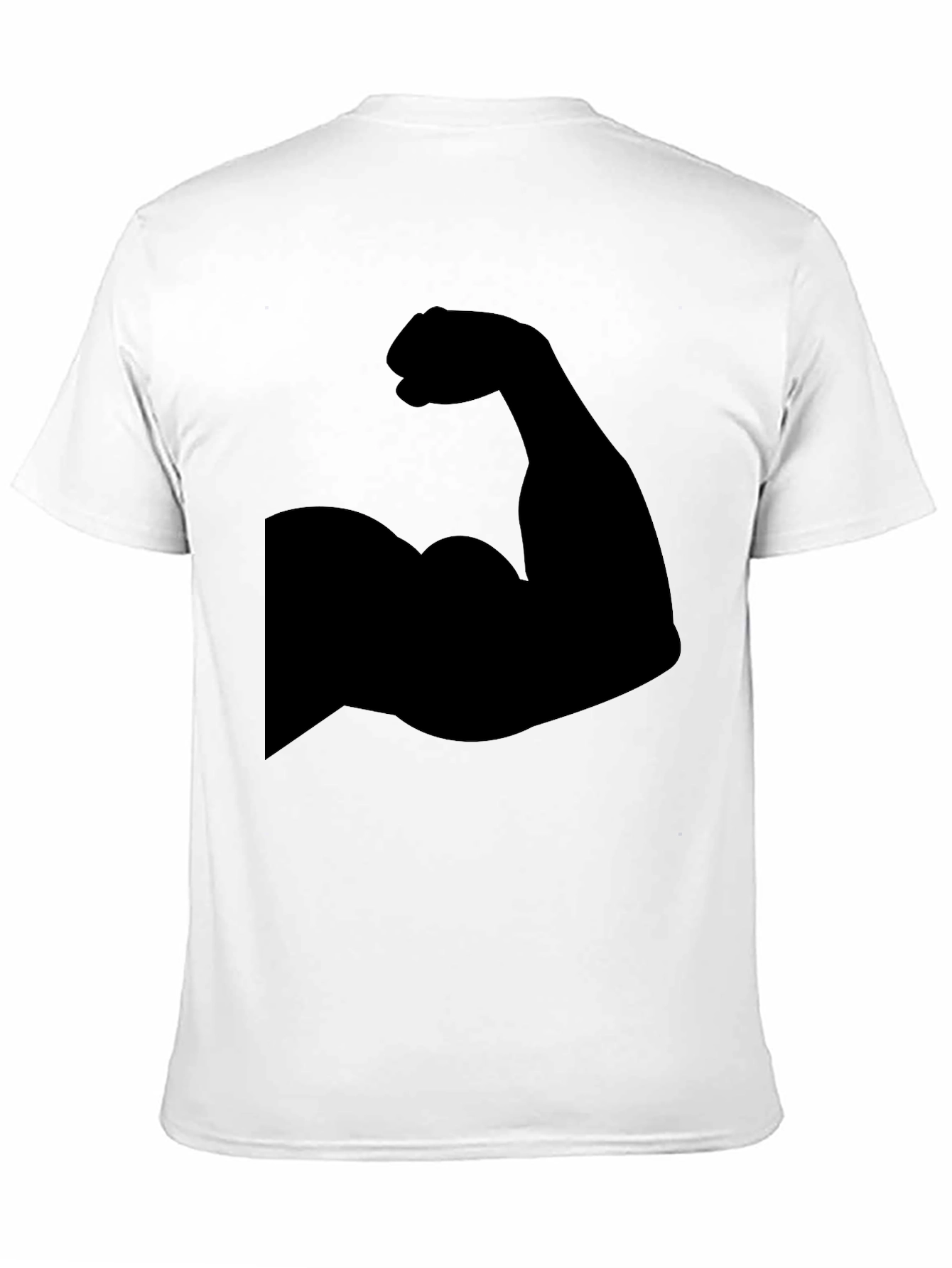 Muscle Graphic Black T-Shirt