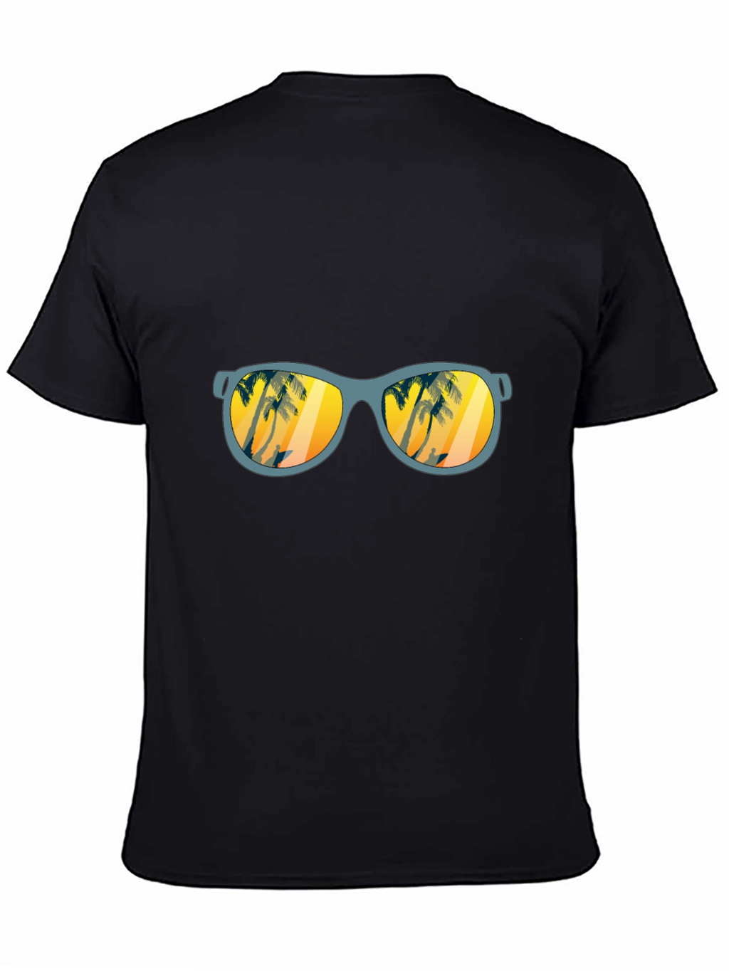 Sunset Beach Sunglasses Graphic T-Shirt
