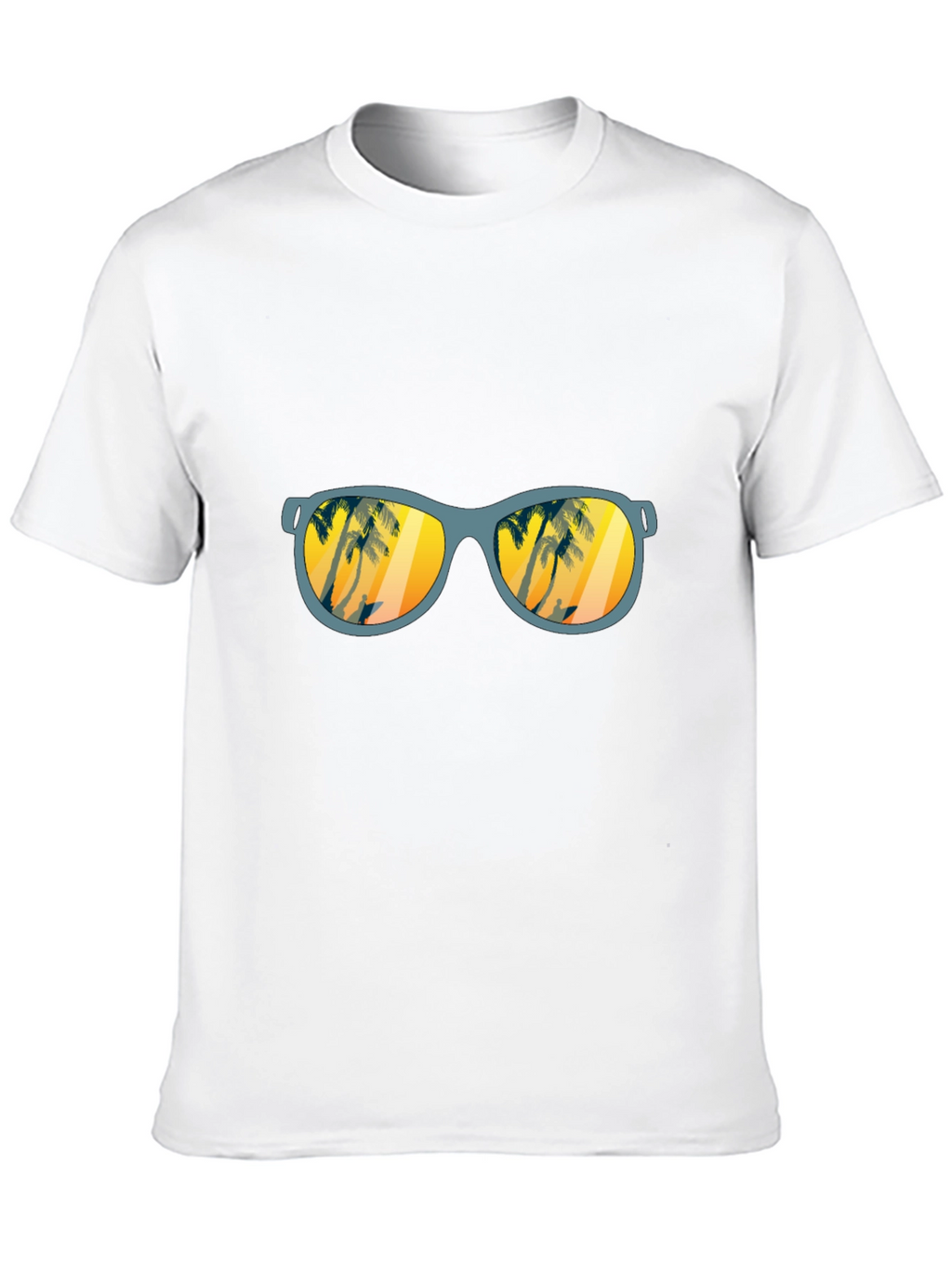 Sunset Beach Sunglasses Graphic T-Shirt