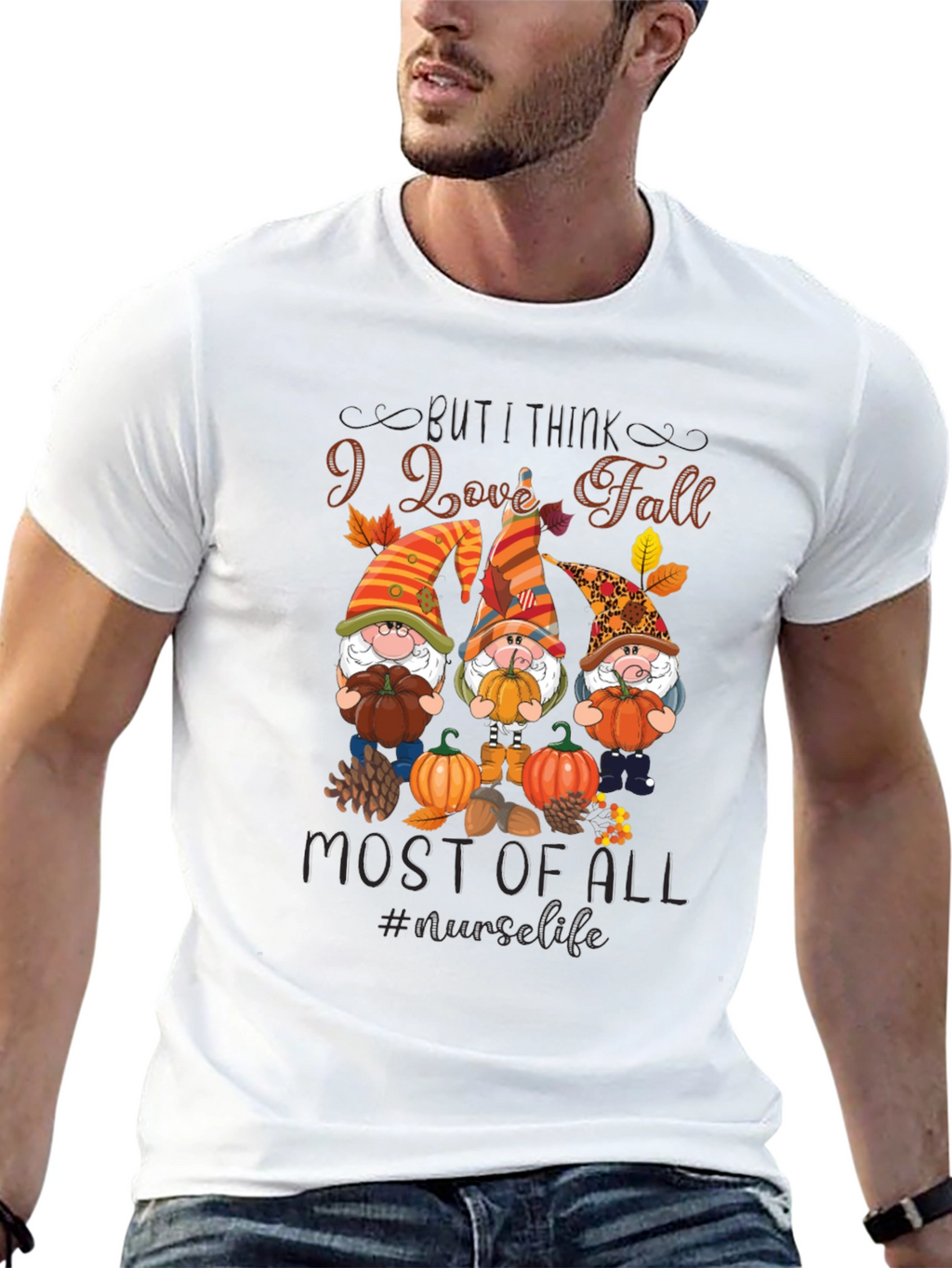 I Love Fall Gnomes T-Shirt - Nurse Life