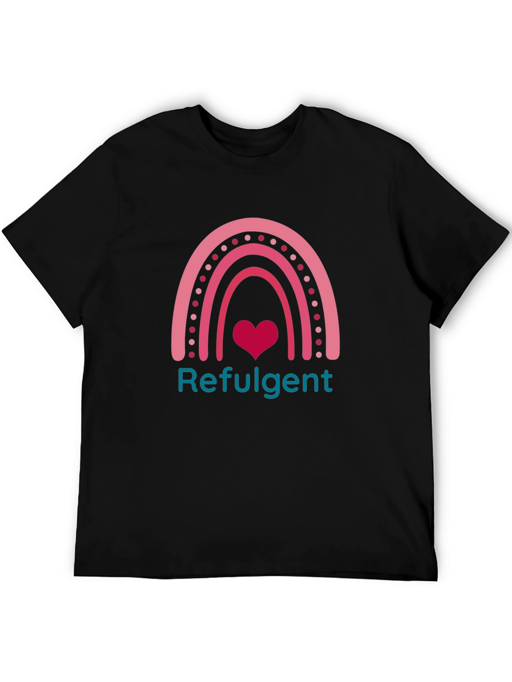 Refulgent Rainbow Heart Graphic Tee