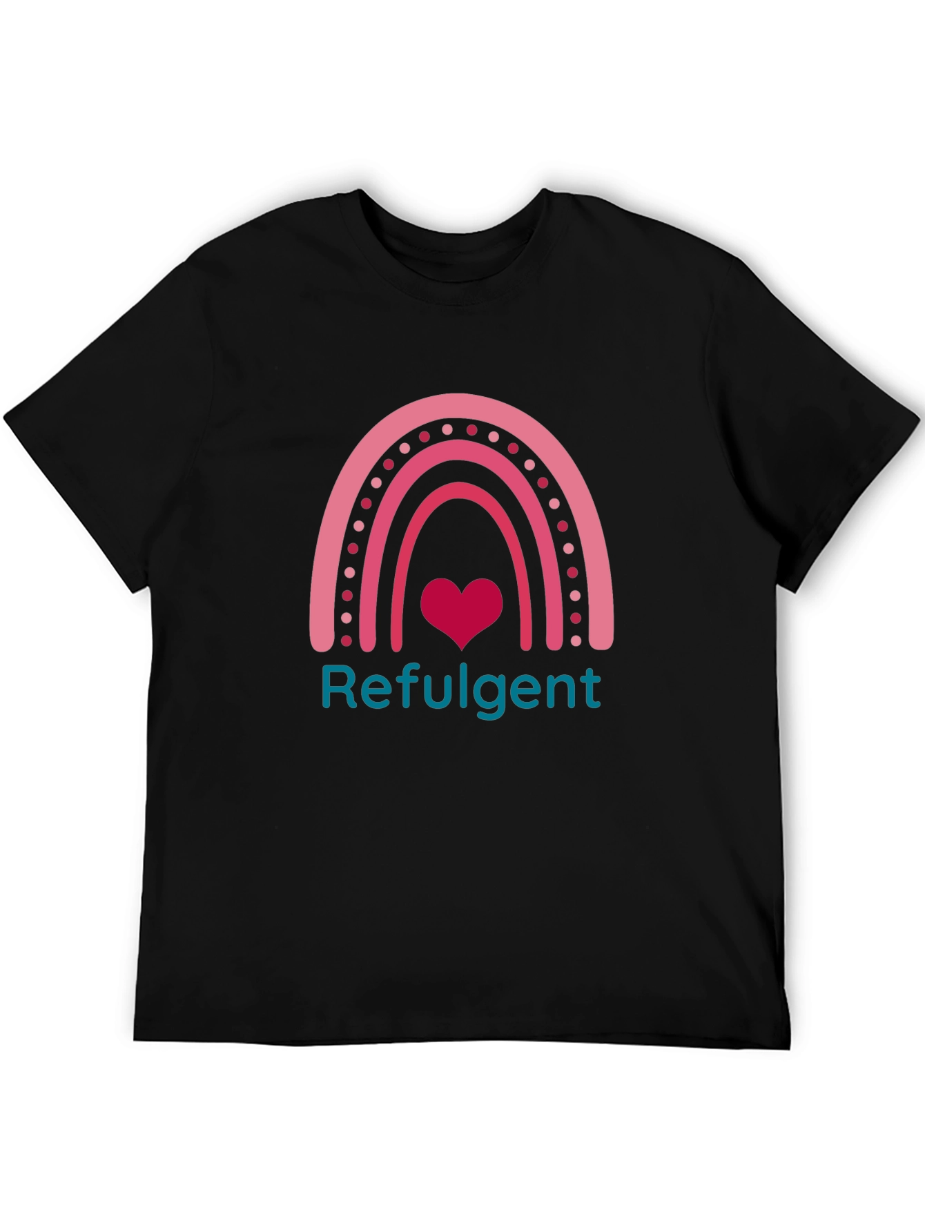 Refulgent Rainbow Heart Graphic Tee