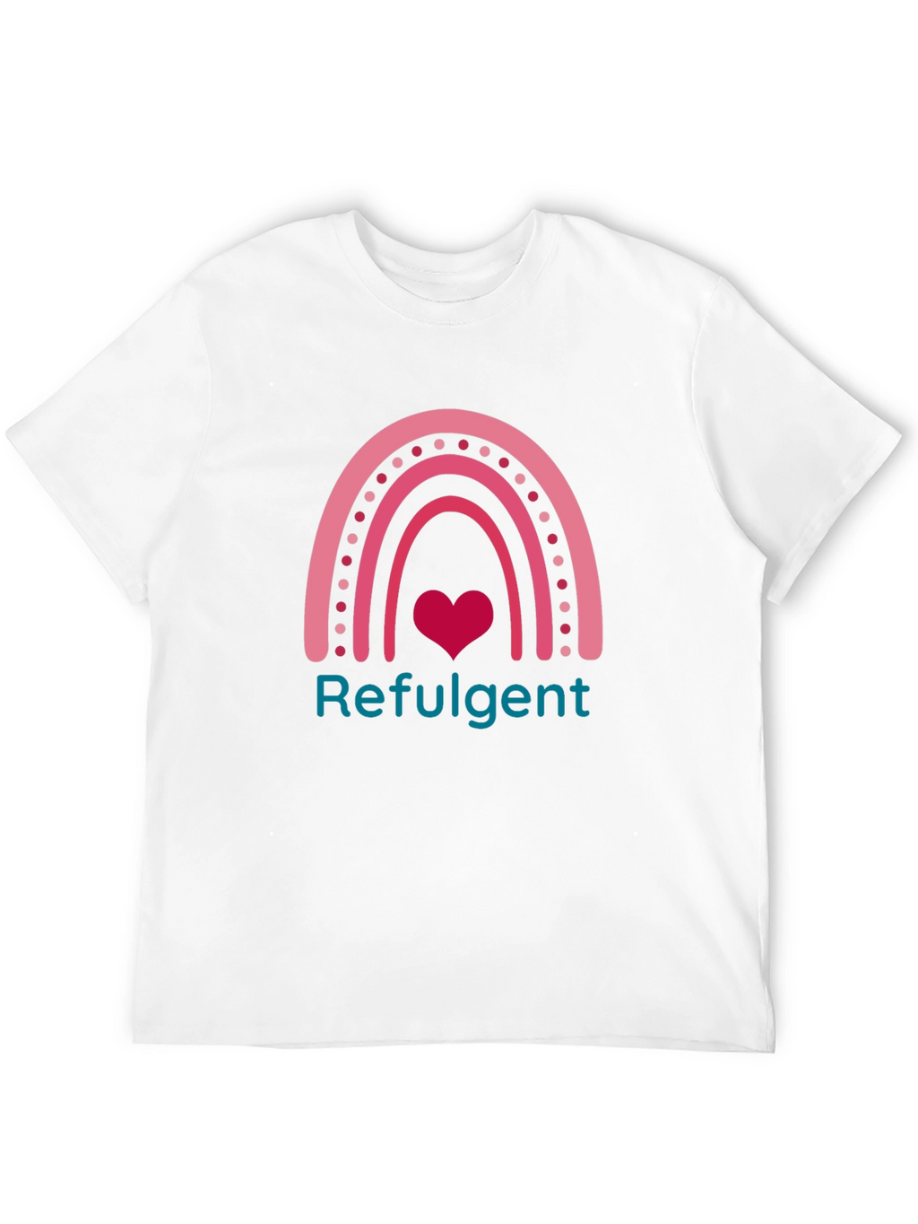 Refulgent Rainbow Heart Graphic Tee
