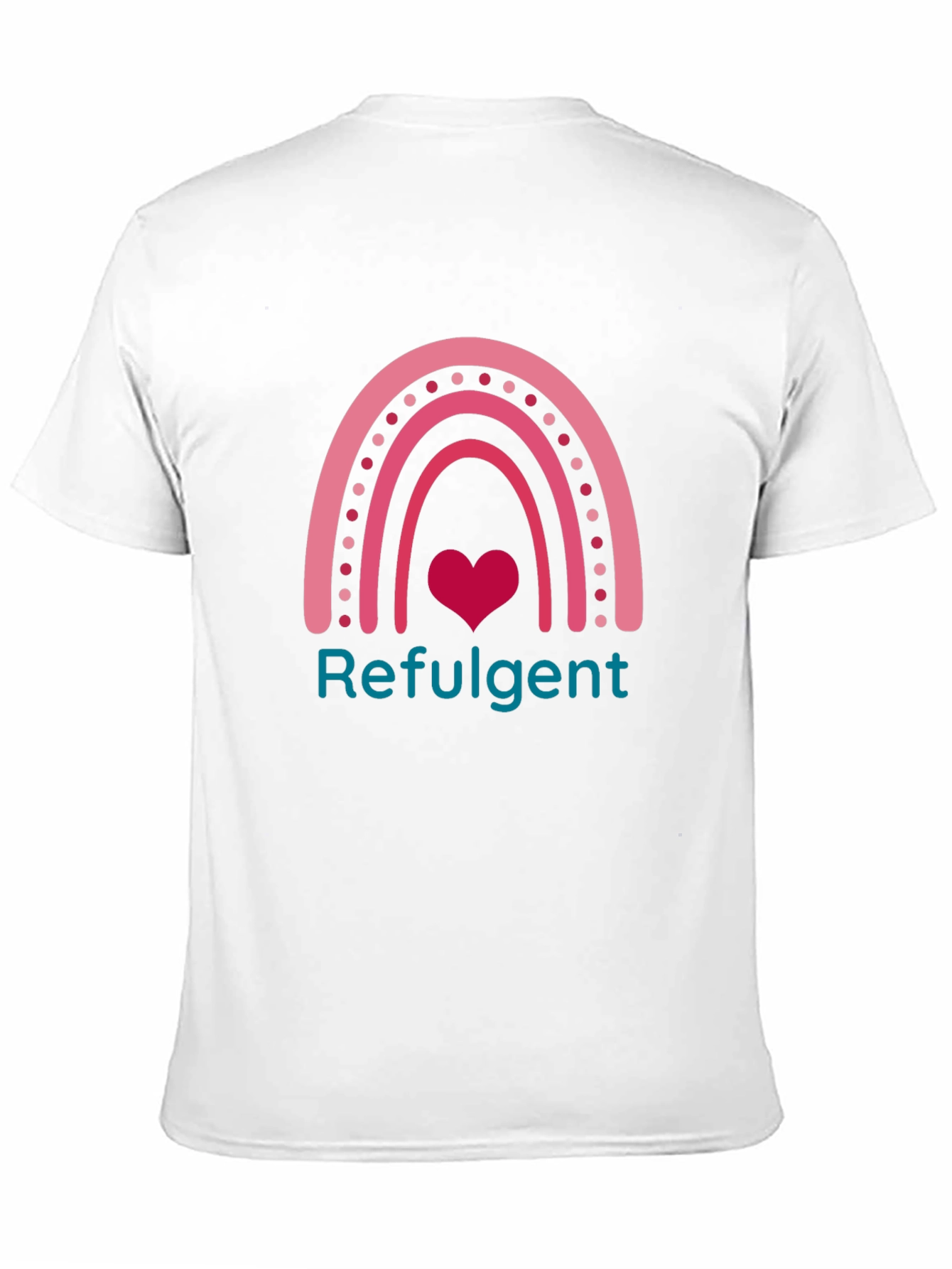 Refulgent Rainbow Heart Graphic Tee
