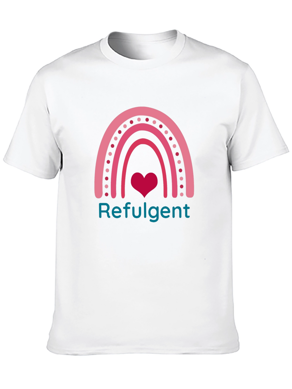 Refulgent Rainbow Heart Graphic Tee