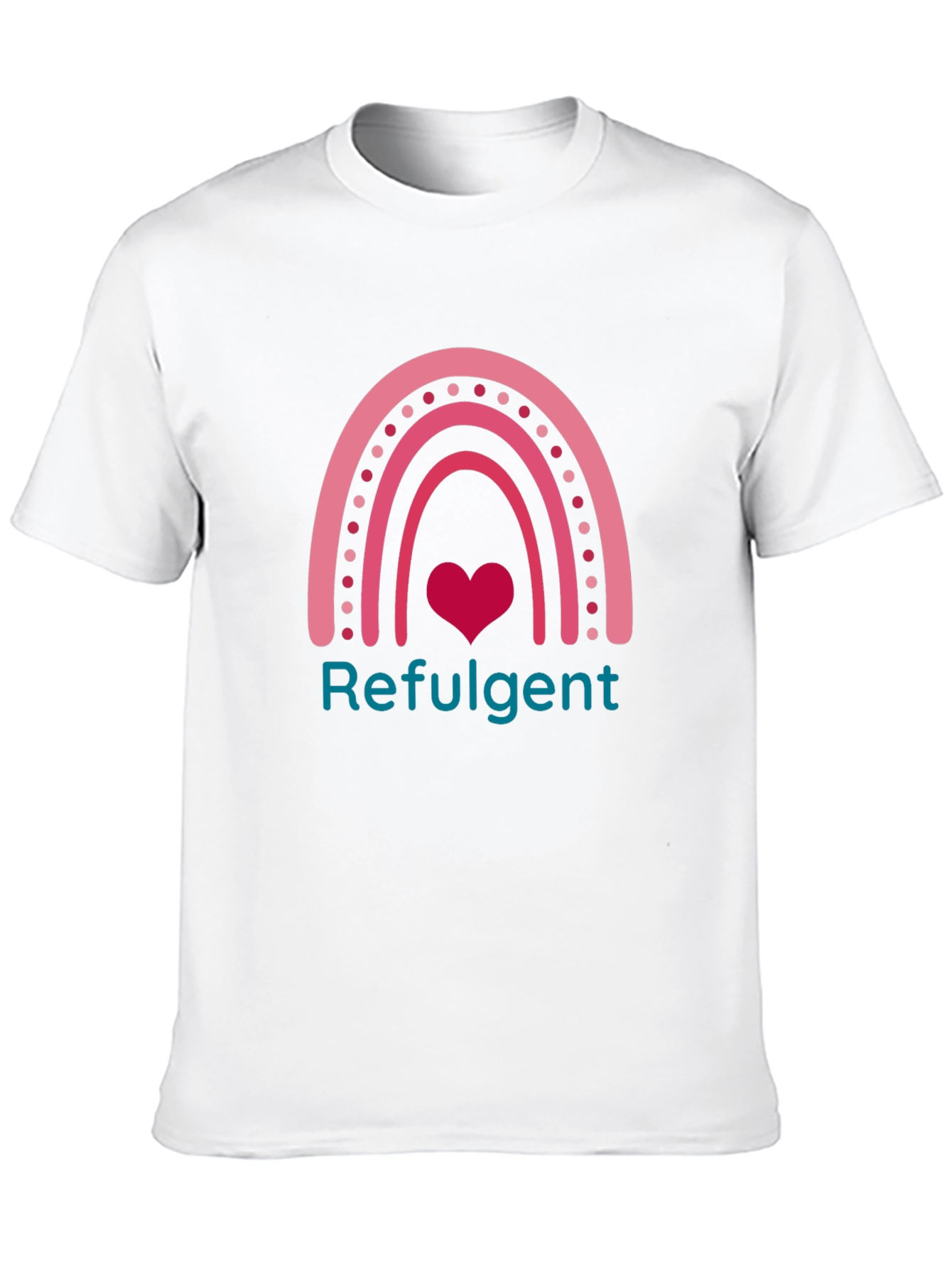 Refulgent Rainbow Heart Graphic Tee