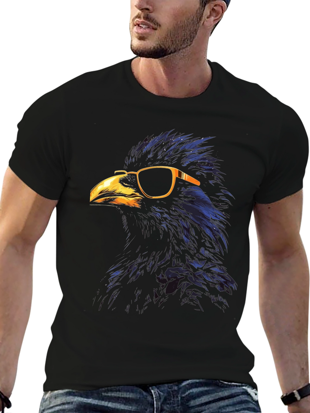 Cool Crow Graphic Tee