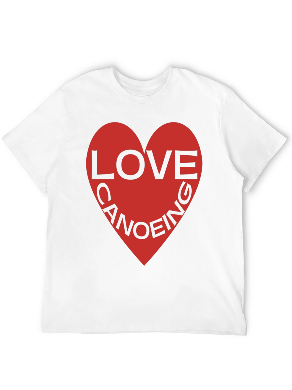 Love Canoeing Black T-Shirt