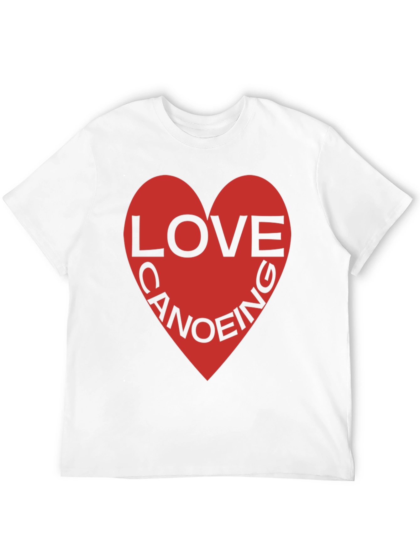Love Canoeing Black T-Shirt
