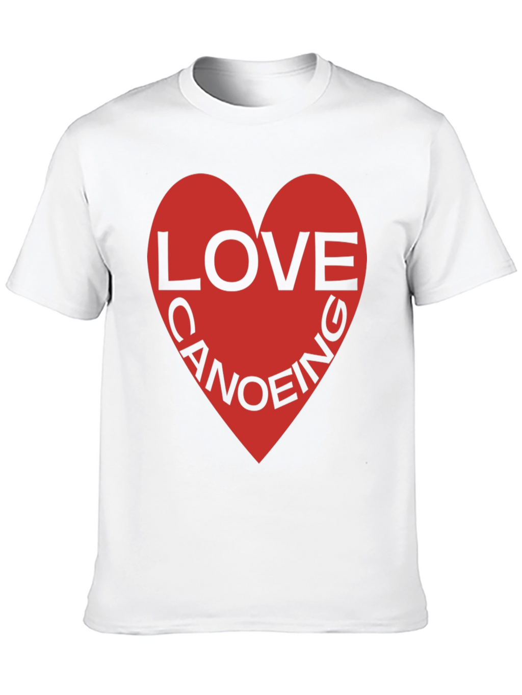 Love Canoeing Black T-Shirt