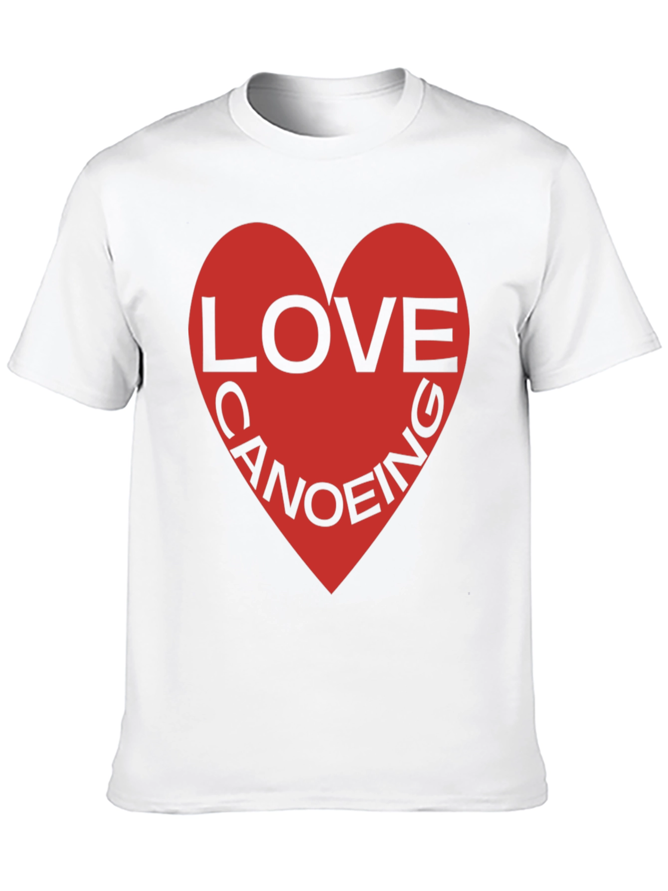 Love Canoeing Black T-Shirt