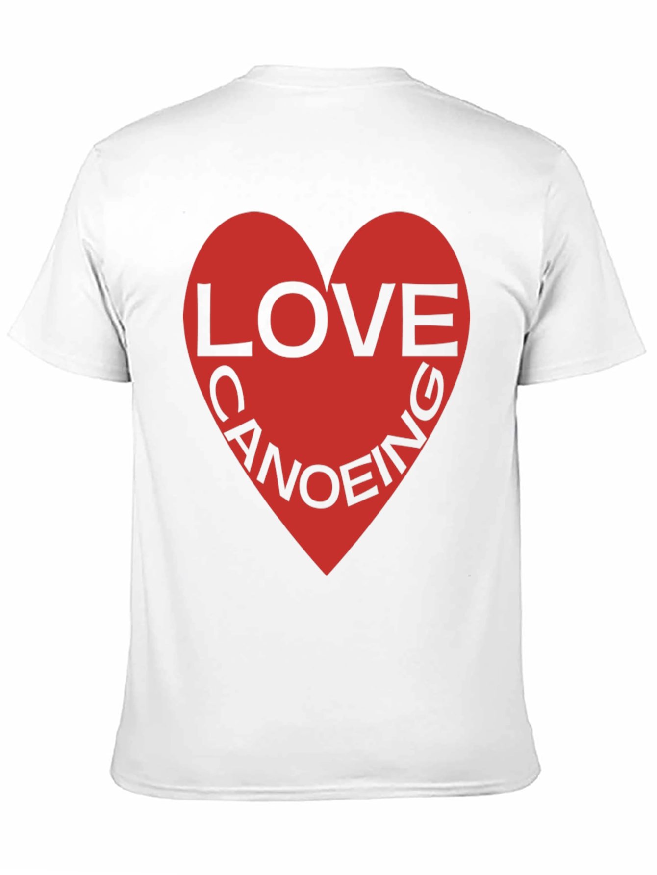 Love Canoeing Black T-Shirt