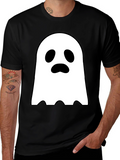 Ghost Graphic Tee - Spooky Season Style