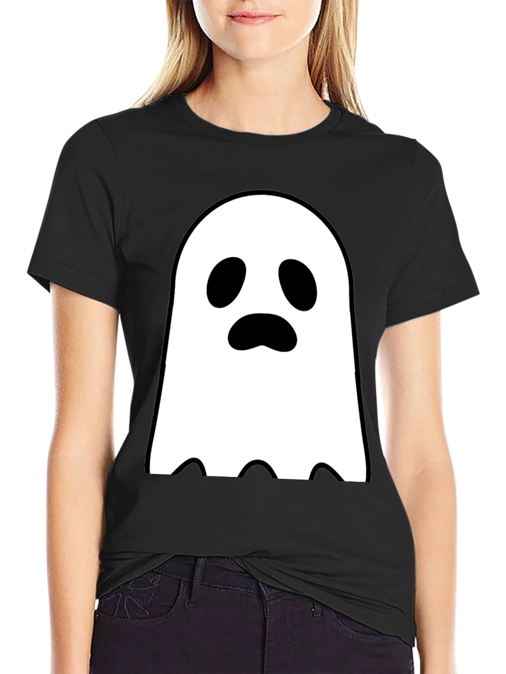 Ghost Graphic Tee - Spooky Season Style