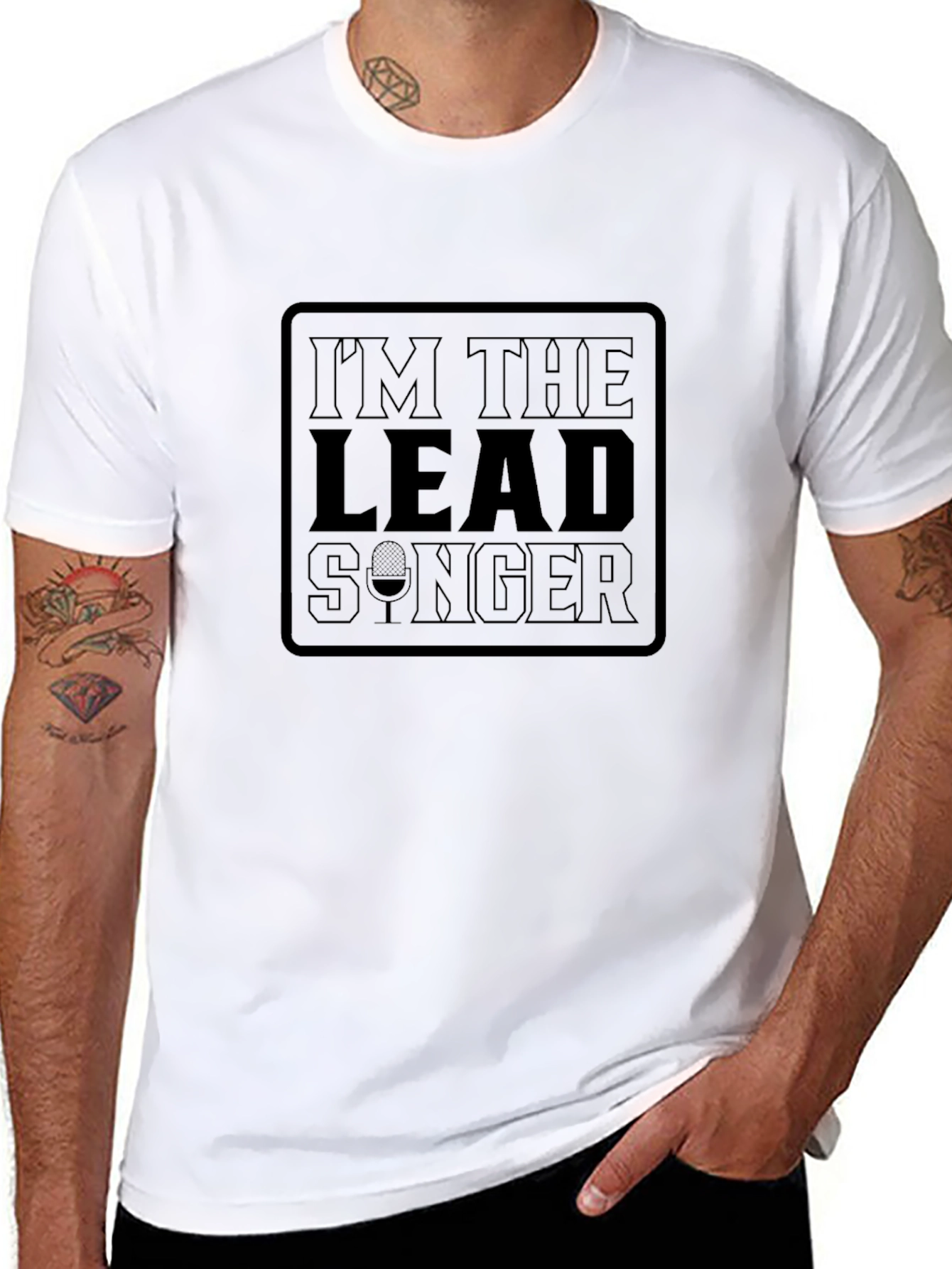 Lead Singer T-Shirt - Musical Humor Tee