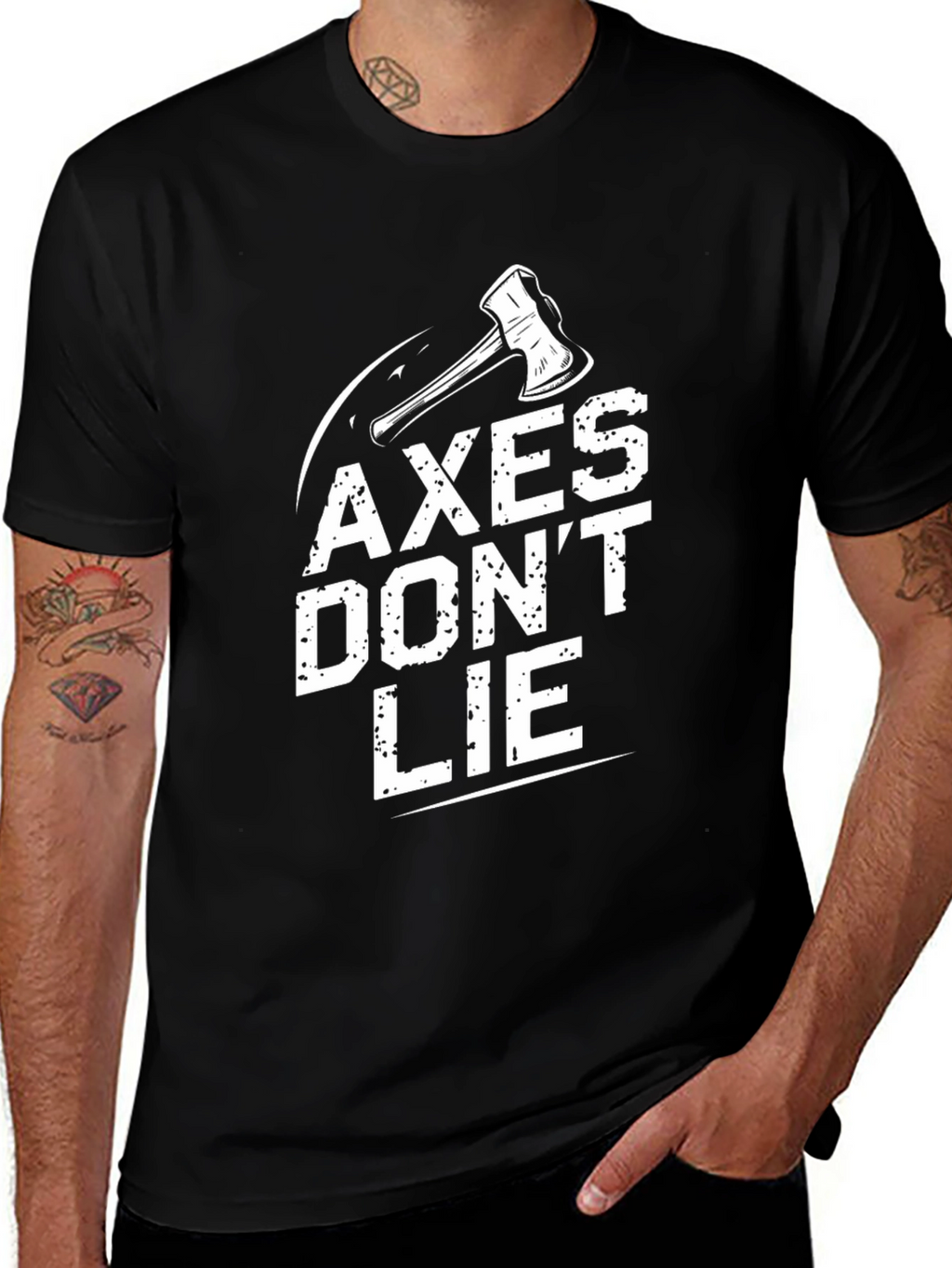 Axe Dont Lie Graphic T-Shirt