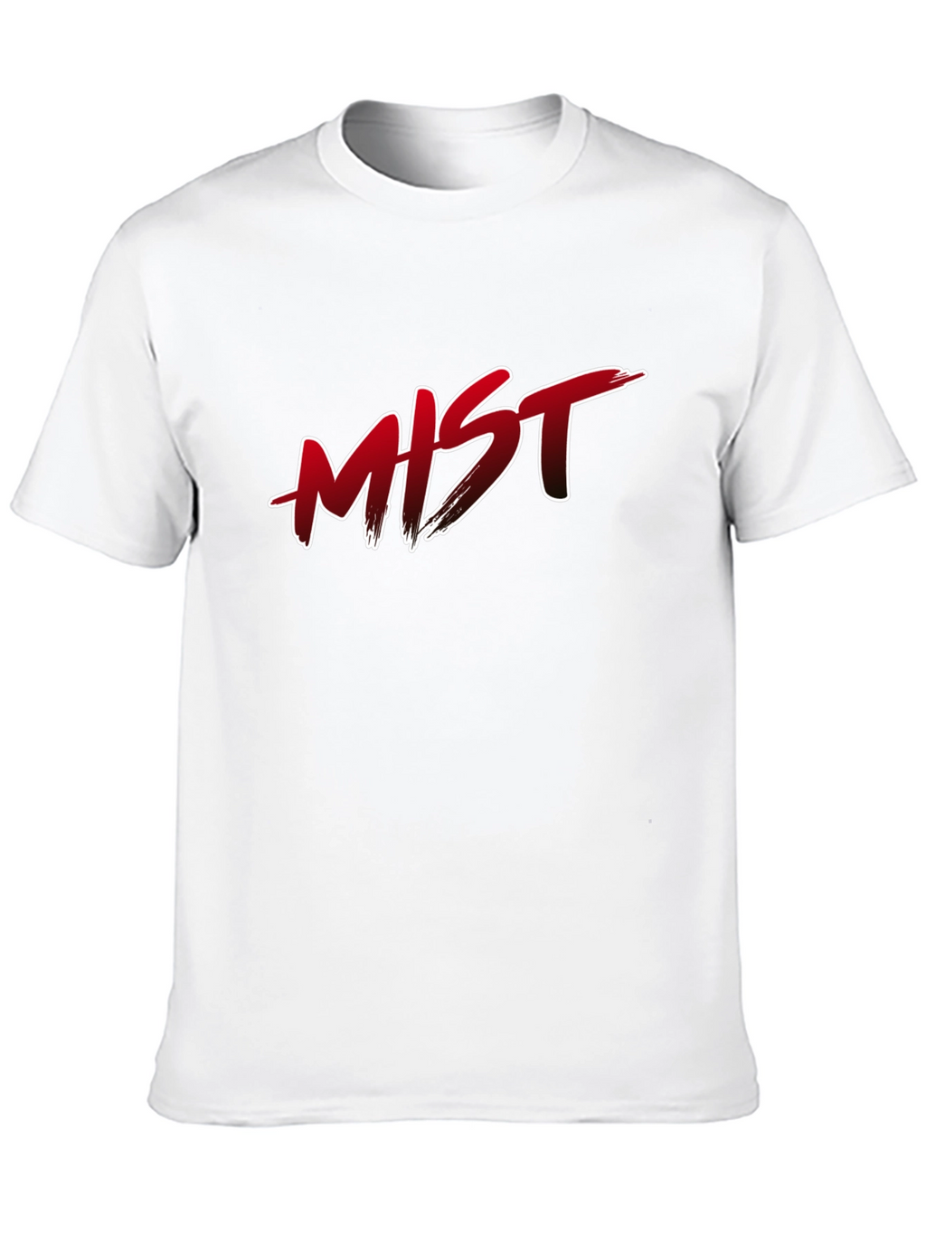 MIST Graphic Print Black T-Shirt