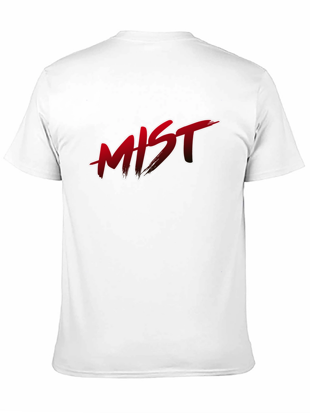 MIST Graphic Print Black T-Shirt