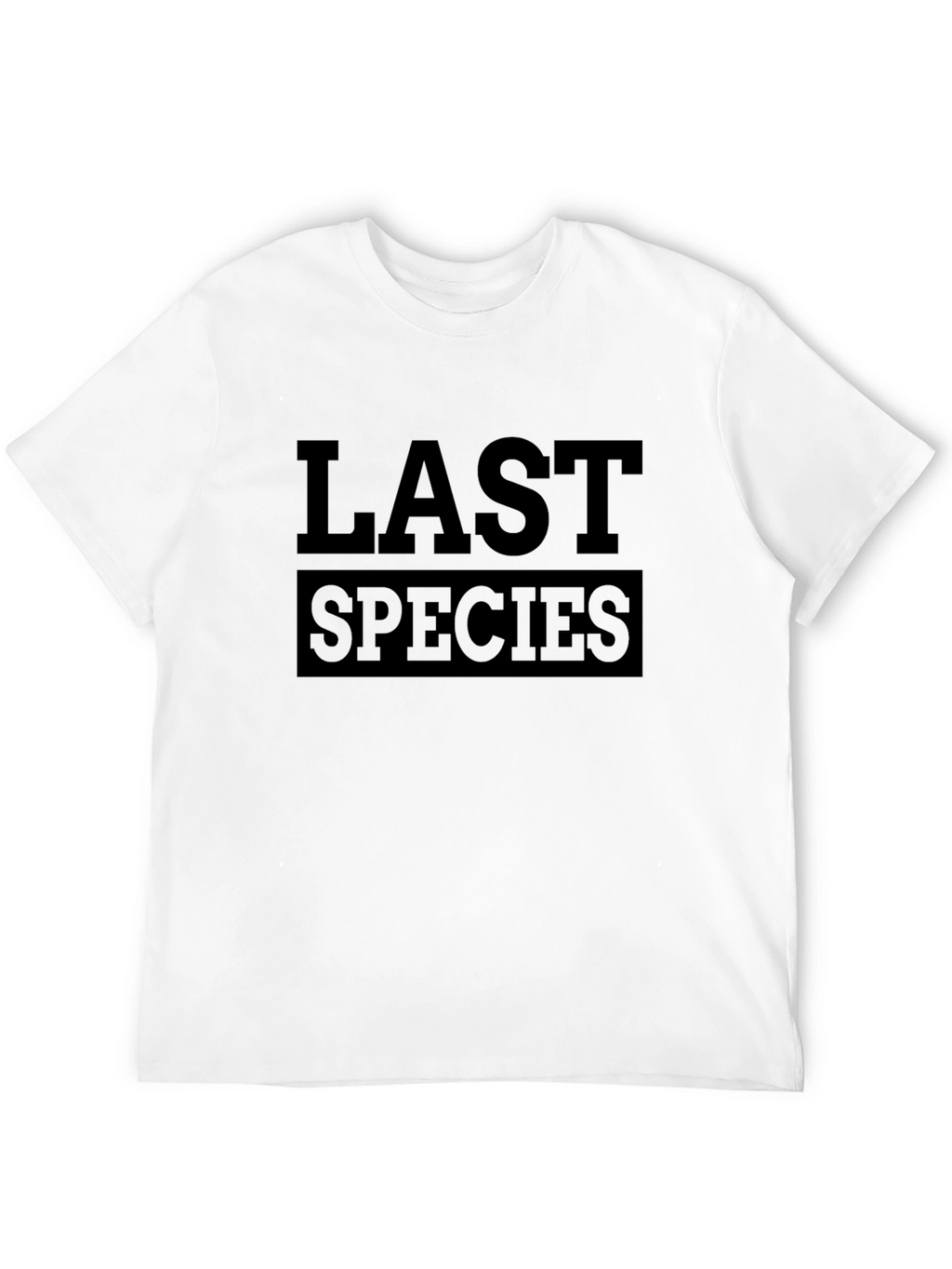 Last Species Graphic Black T-Shirt