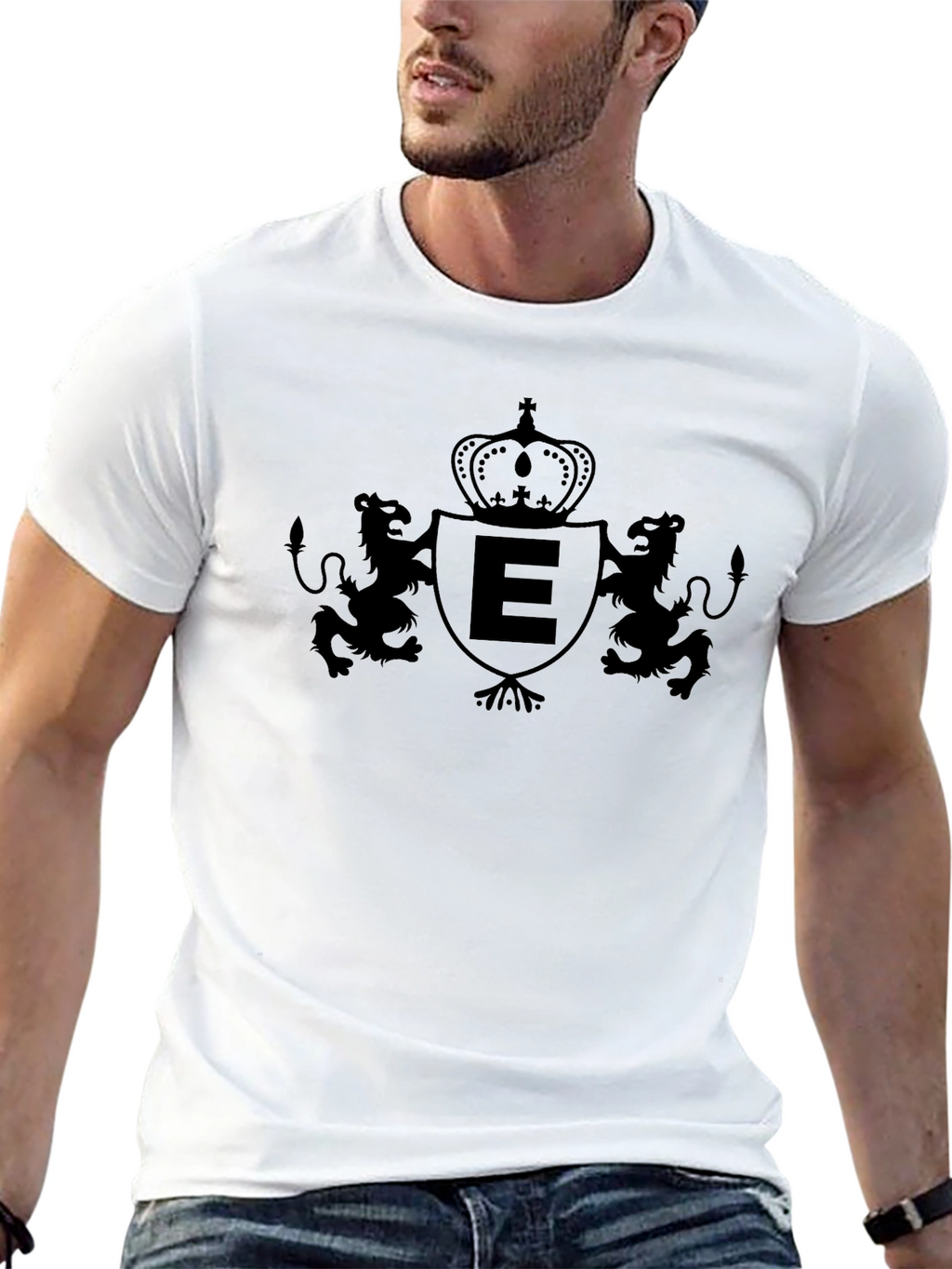 Lion Crest Tee - Regal Black T-Shirt