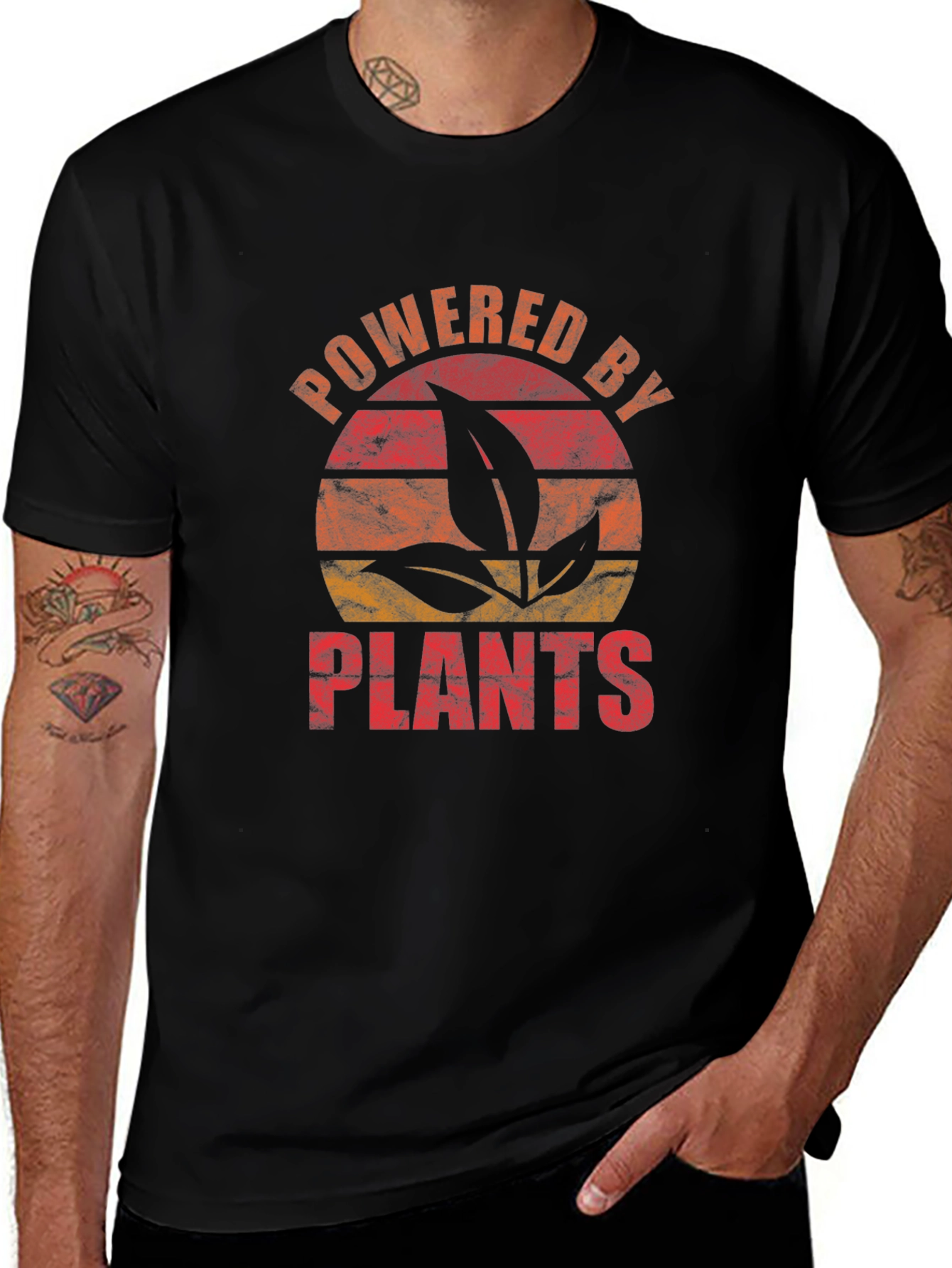Powered by Plants Graphic Tee - Vegan T-Shirt