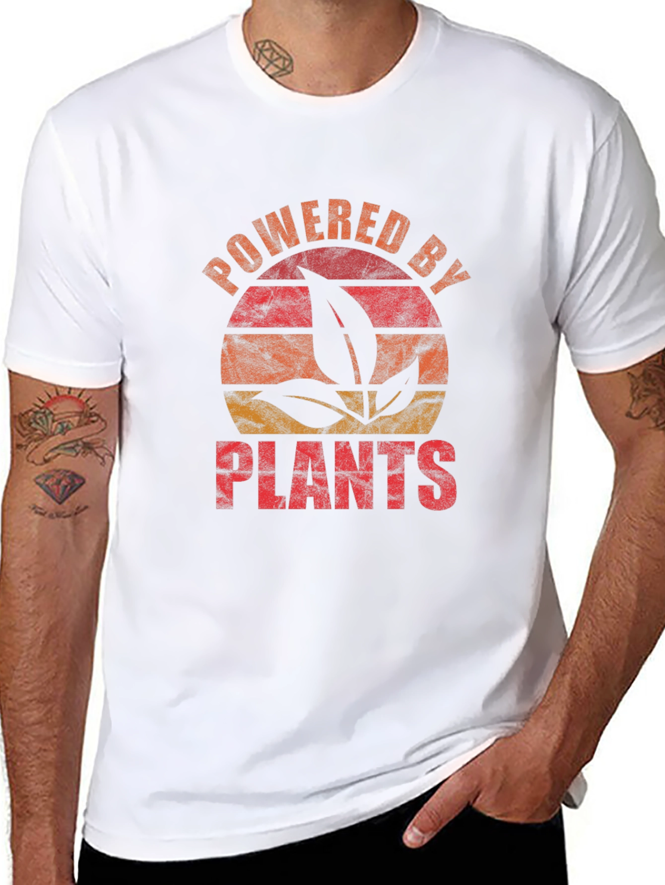 Powered by Plants Graphic Tee - Vegan T-Shirt