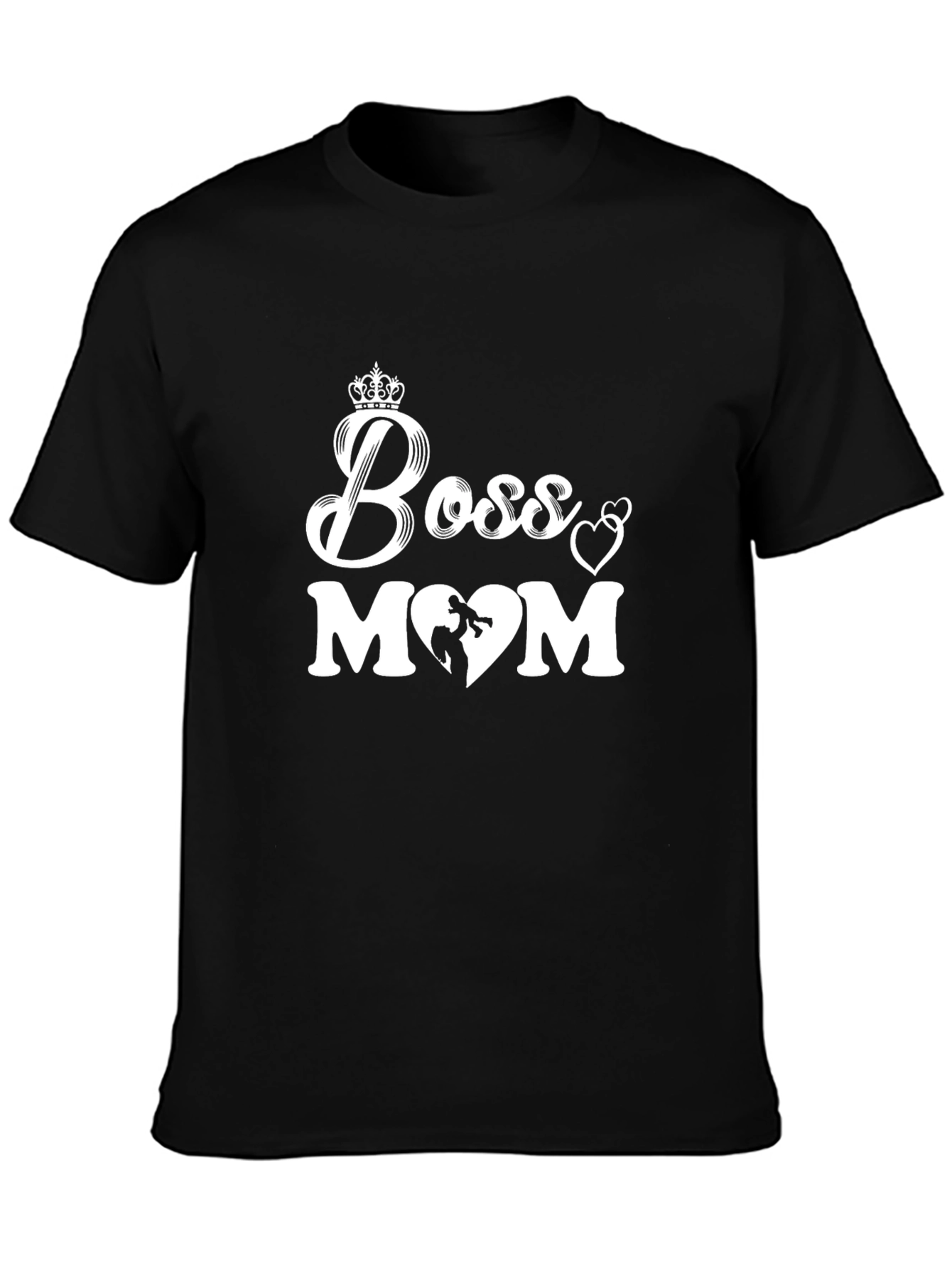 Boss Mom Graphic Tee - Trendy Mothers Day T-Shirt
