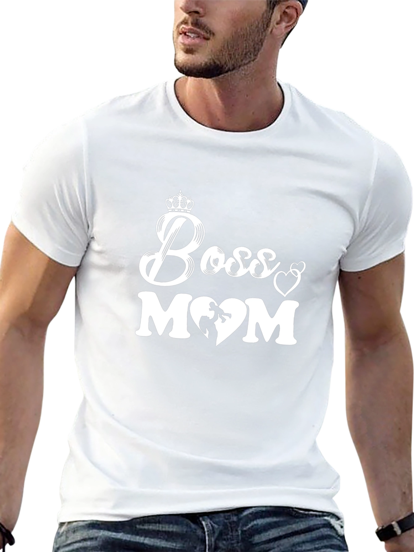 Boss Mom Graphic Tee - Trendy Mothers Day T-Shirt