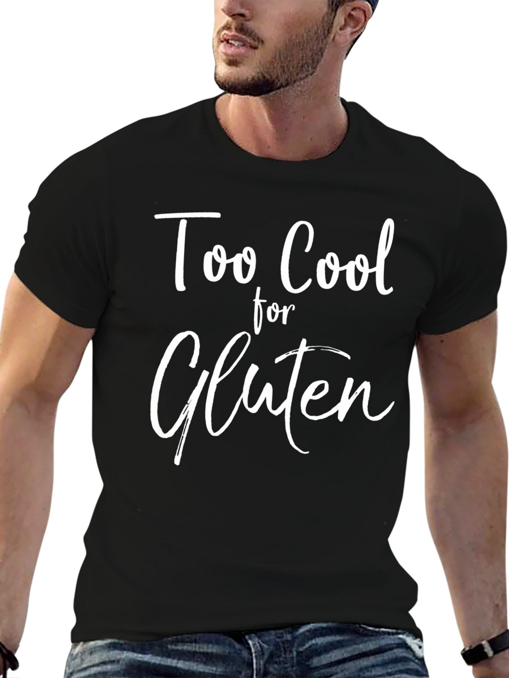 Too Cool for Gluten Graphic Tee