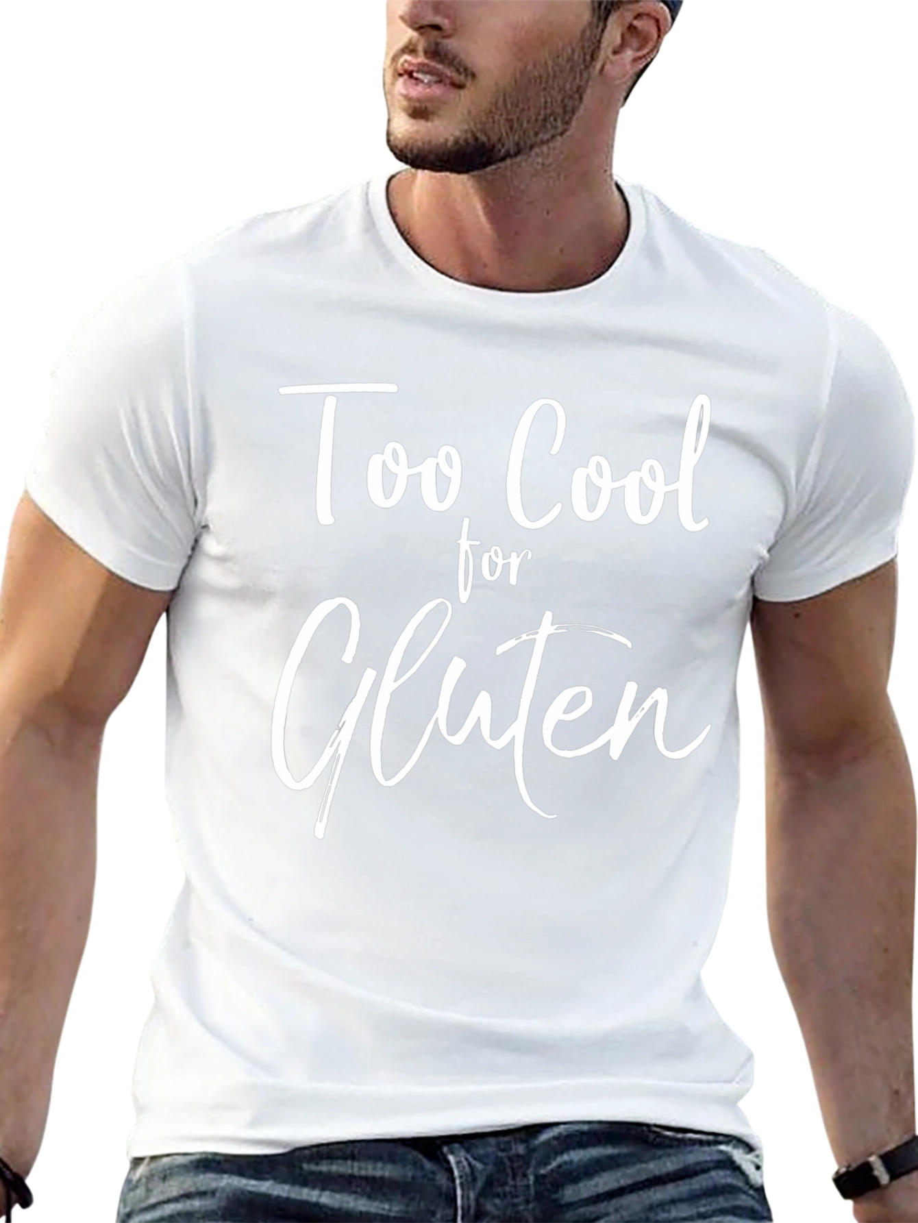 Too Cool for Gluten Graphic Tee