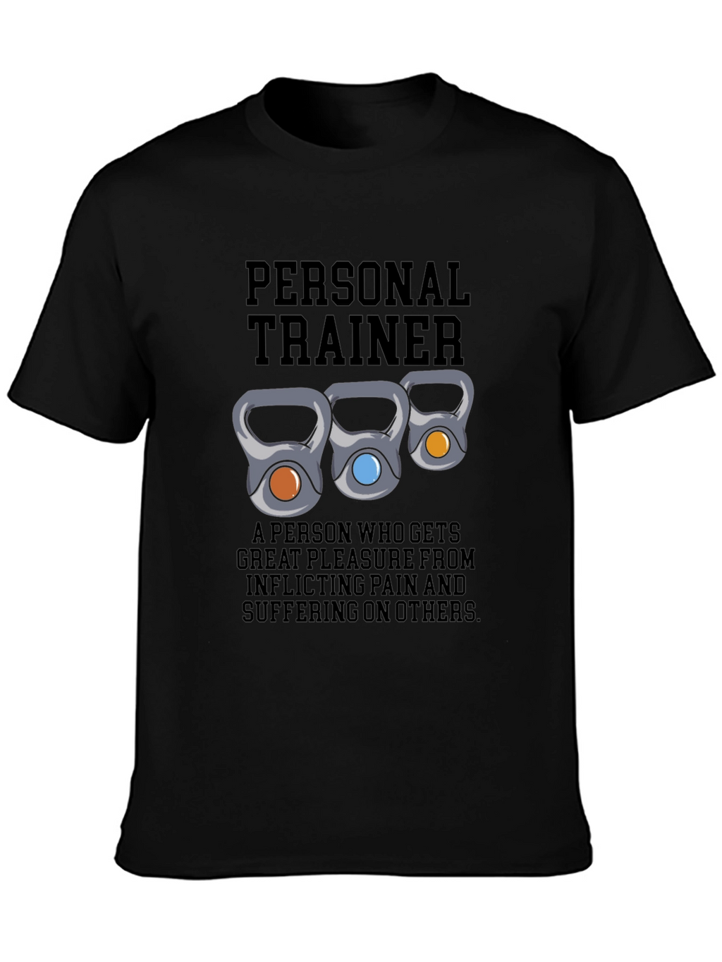 Personal Trainer Kettlebell Graphic T-Shirt