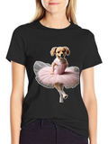 Dog Ballerina T-Shirt