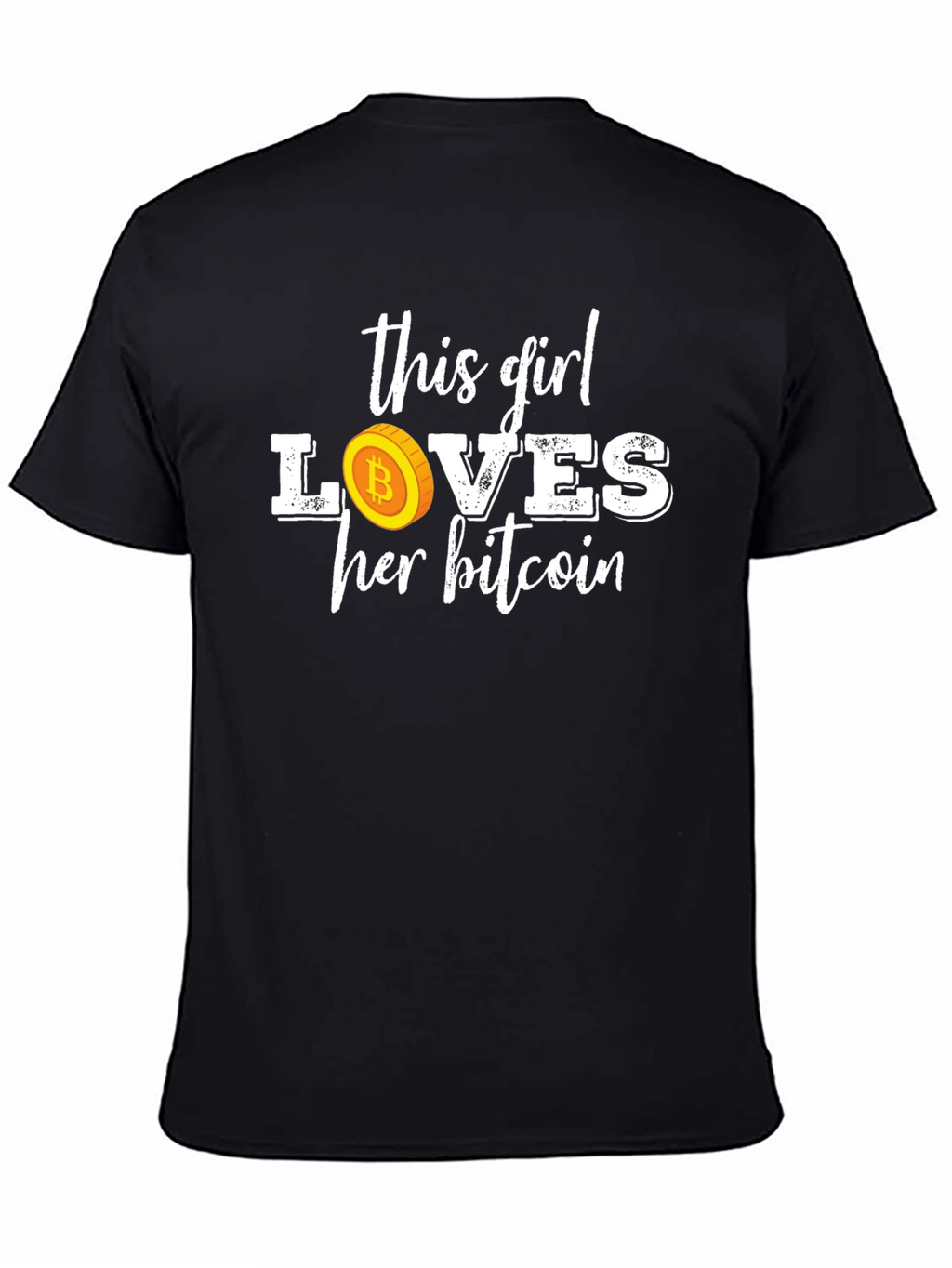 Bitcoin Girl T-Shirt Crypto Lover Tee