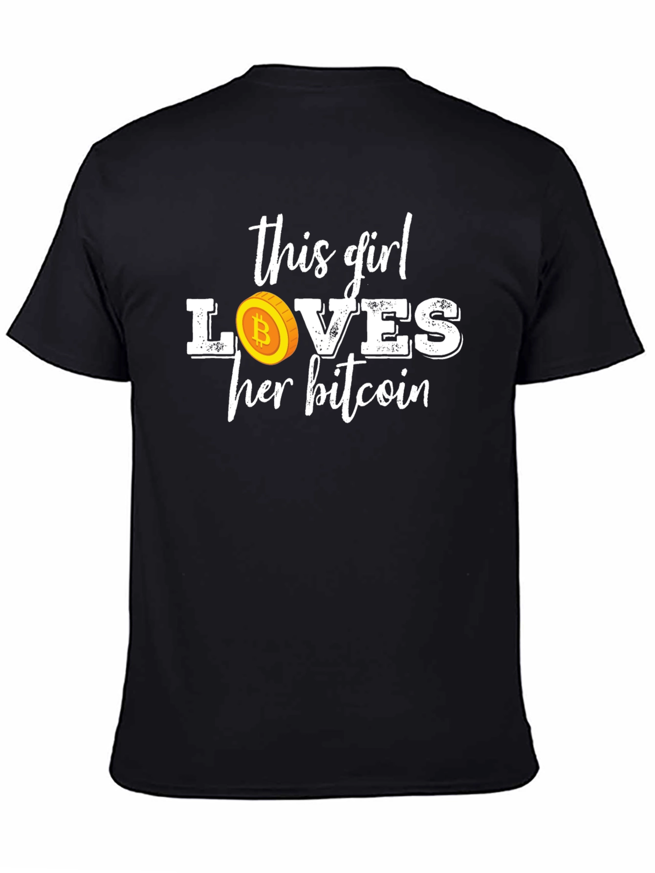 Bitcoin Girl T-Shirt Crypto Lover Tee