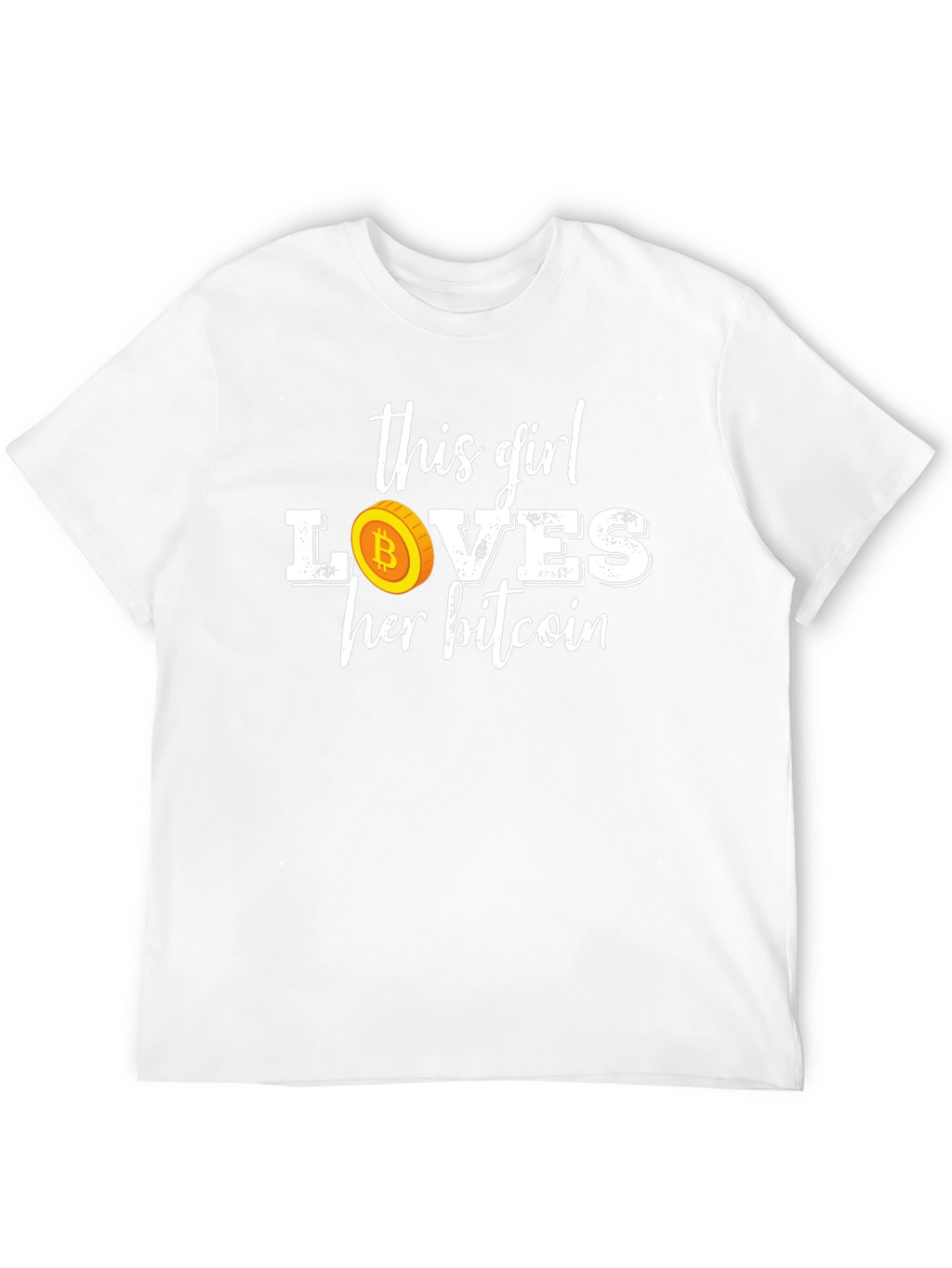 Bitcoin Girl T-Shirt Crypto Lover Tee
