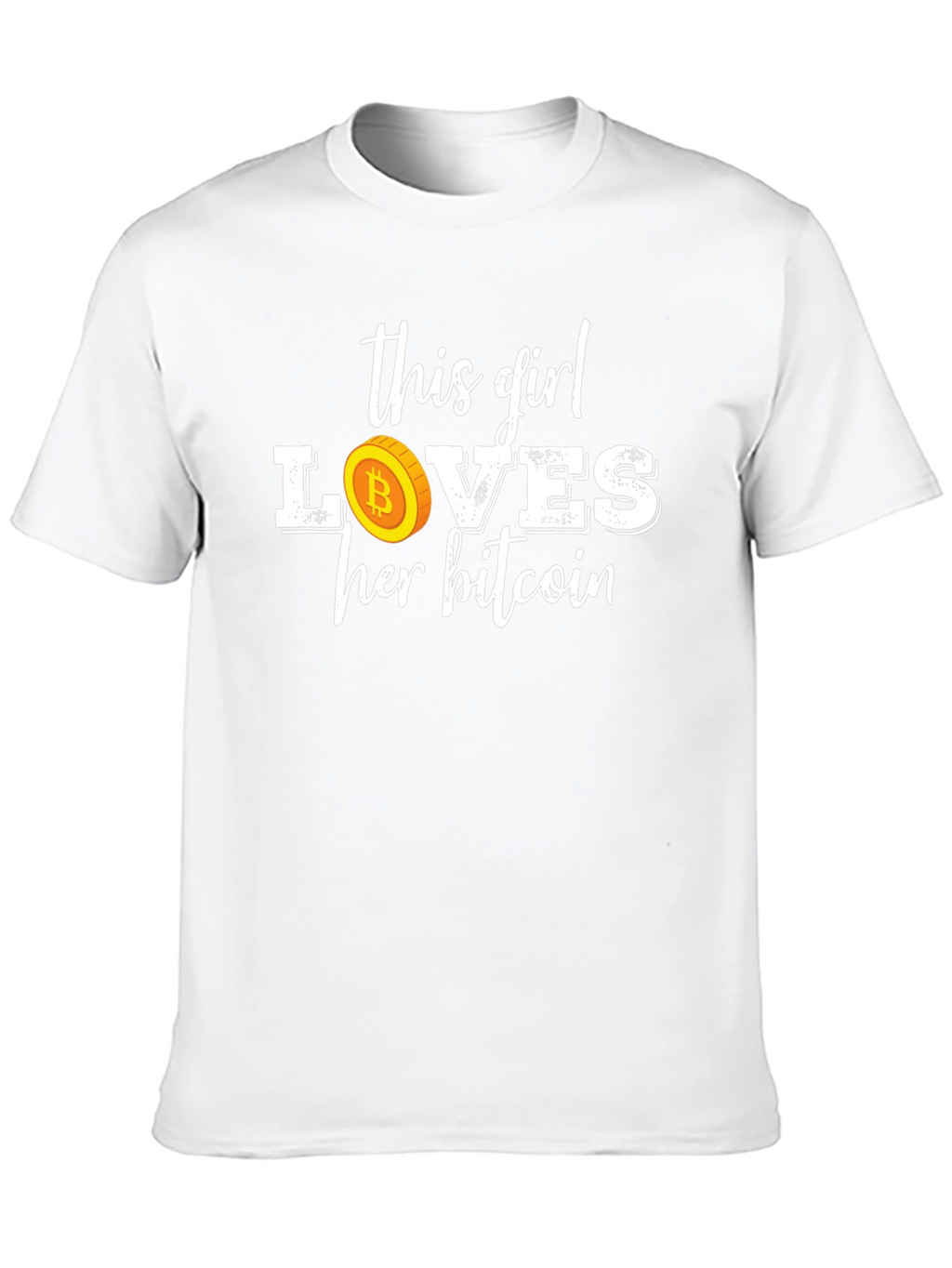 Bitcoin Girl T-Shirt Crypto Lover Tee