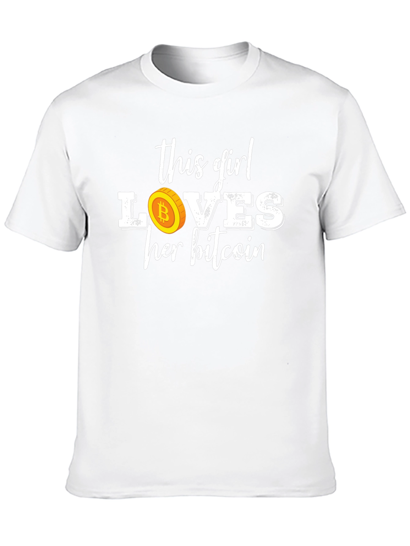 Bitcoin Girl T-Shirt Crypto Lover Tee