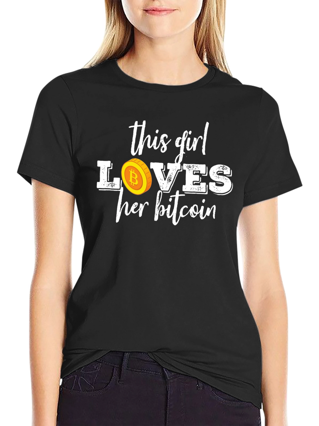 Bitcoin Girl T-Shirt Crypto Lover Tee