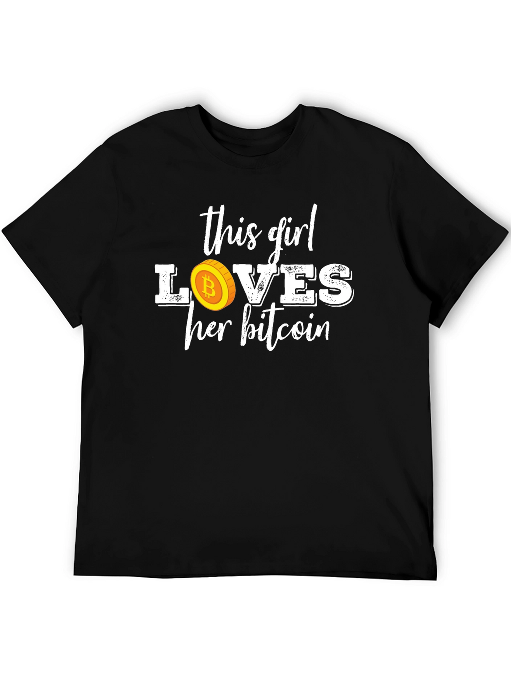 Bitcoin Girl T-Shirt Crypto Lover Tee
