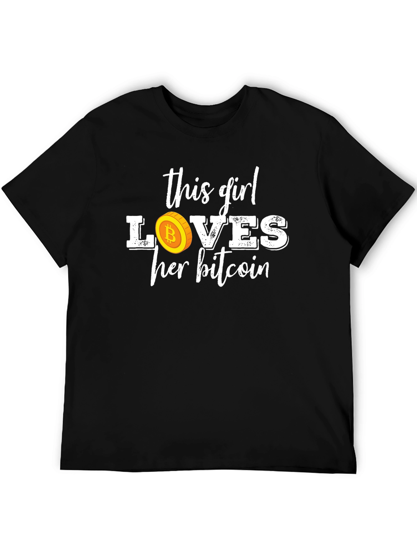 Bitcoin Girl T-Shirt Crypto Lover Tee