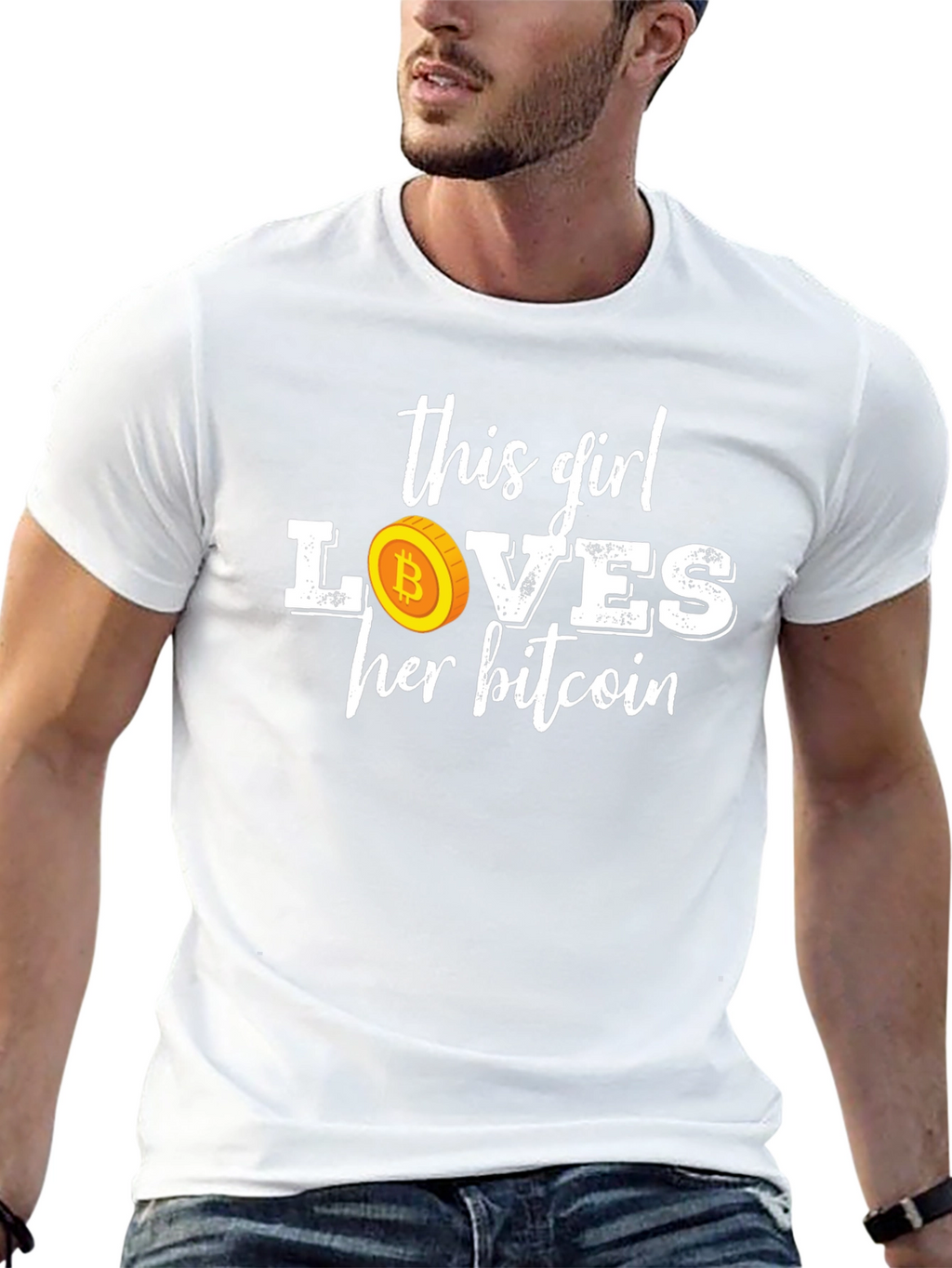Bitcoin Girl T-Shirt Crypto Lover Tee