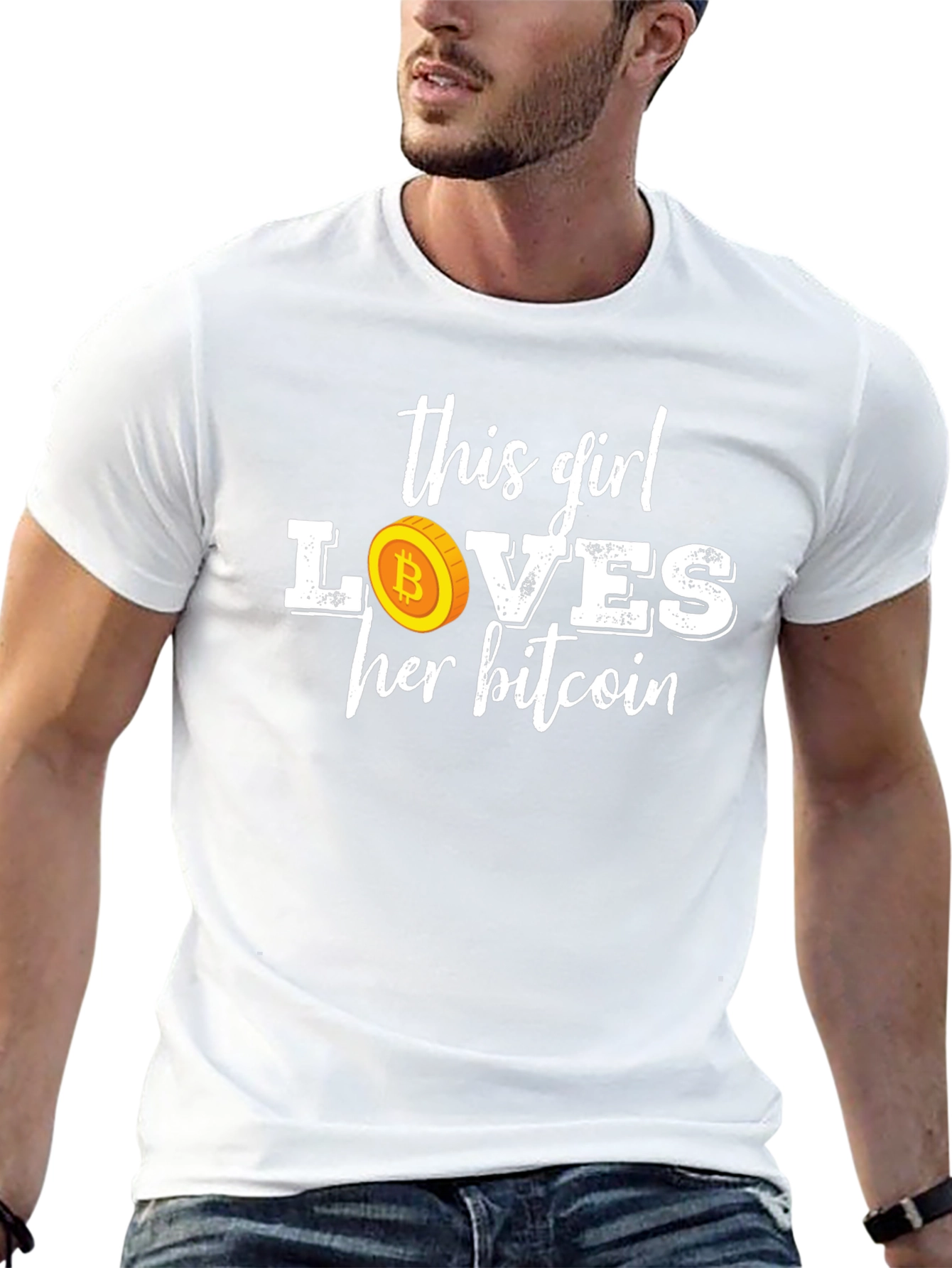 Bitcoin Girl T-Shirt Crypto Lover Tee