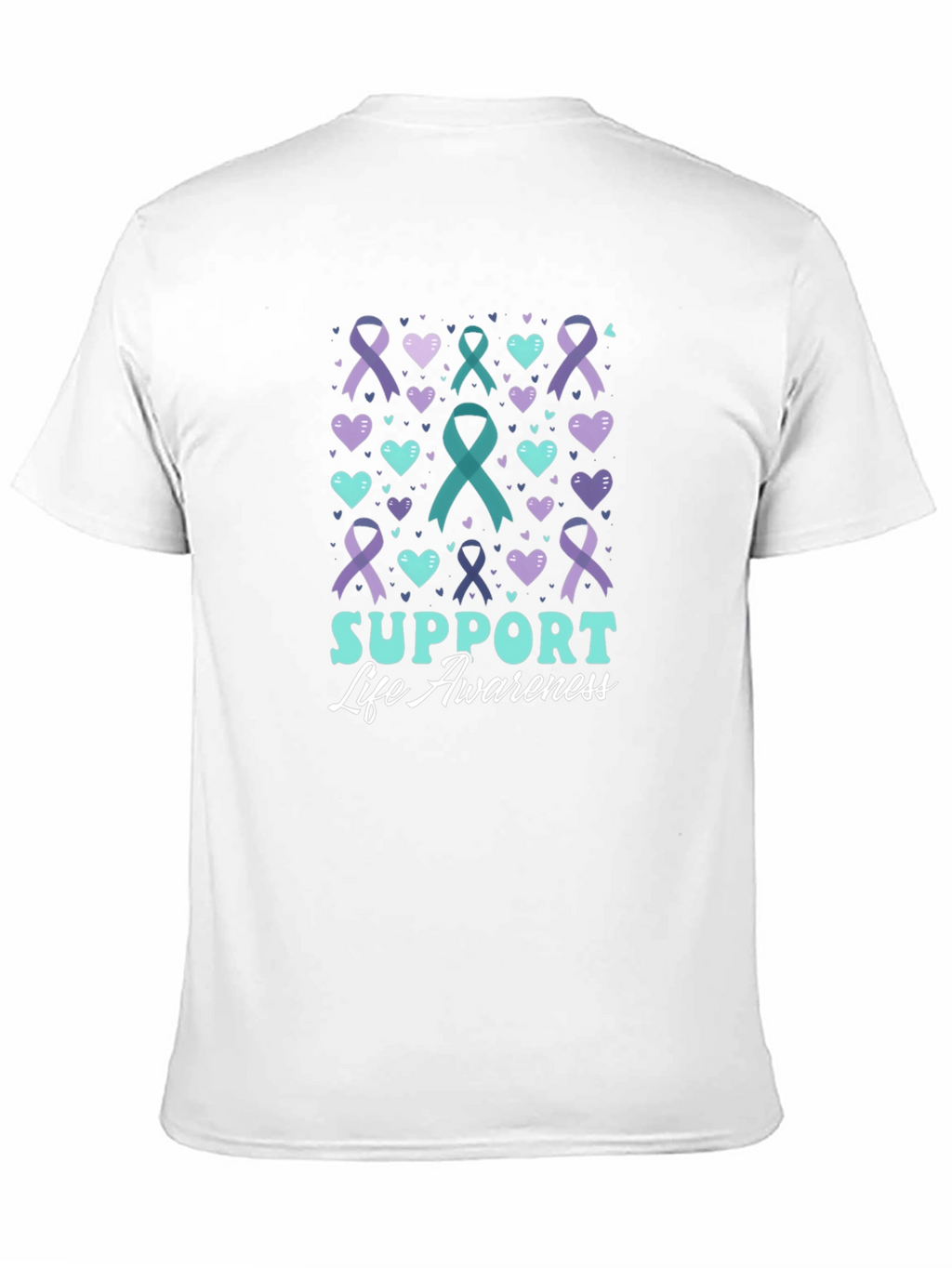 Support Life Awareness Ribbon T-Shirt