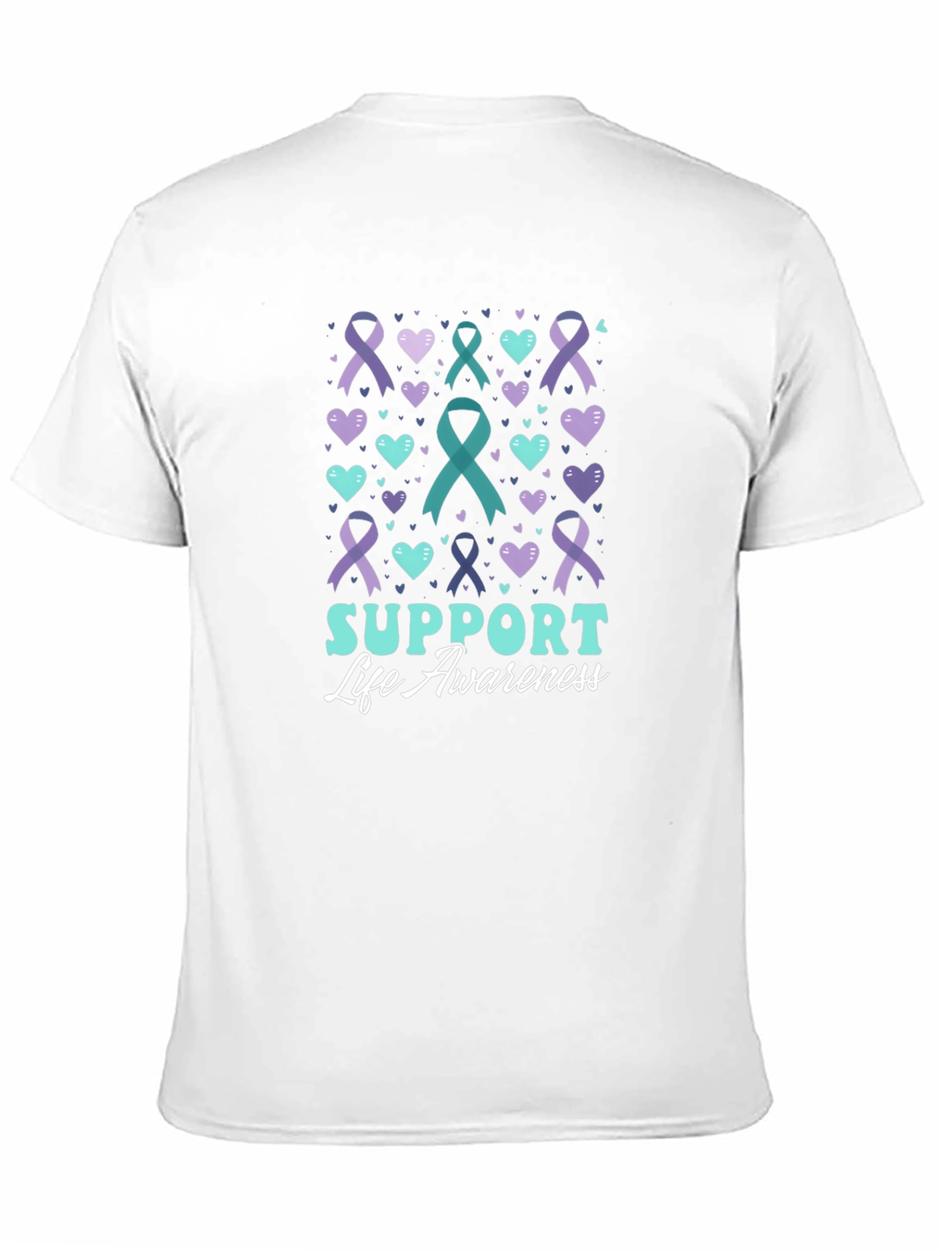 Support Life Awareness Ribbon T-Shirt
