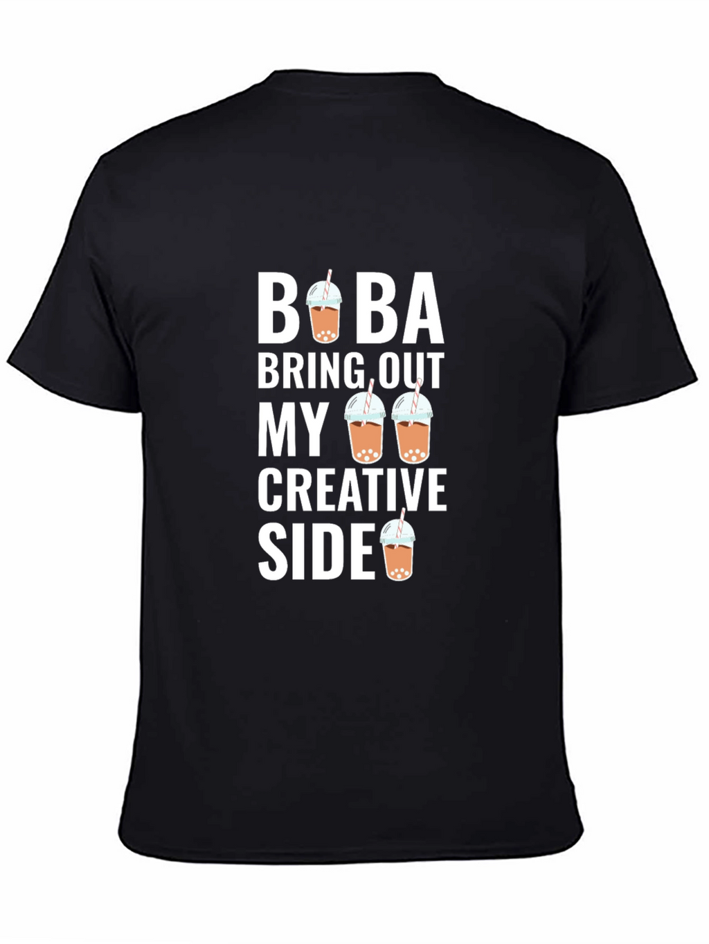 Boba Bring Out My Creative Side Black T-Shirt